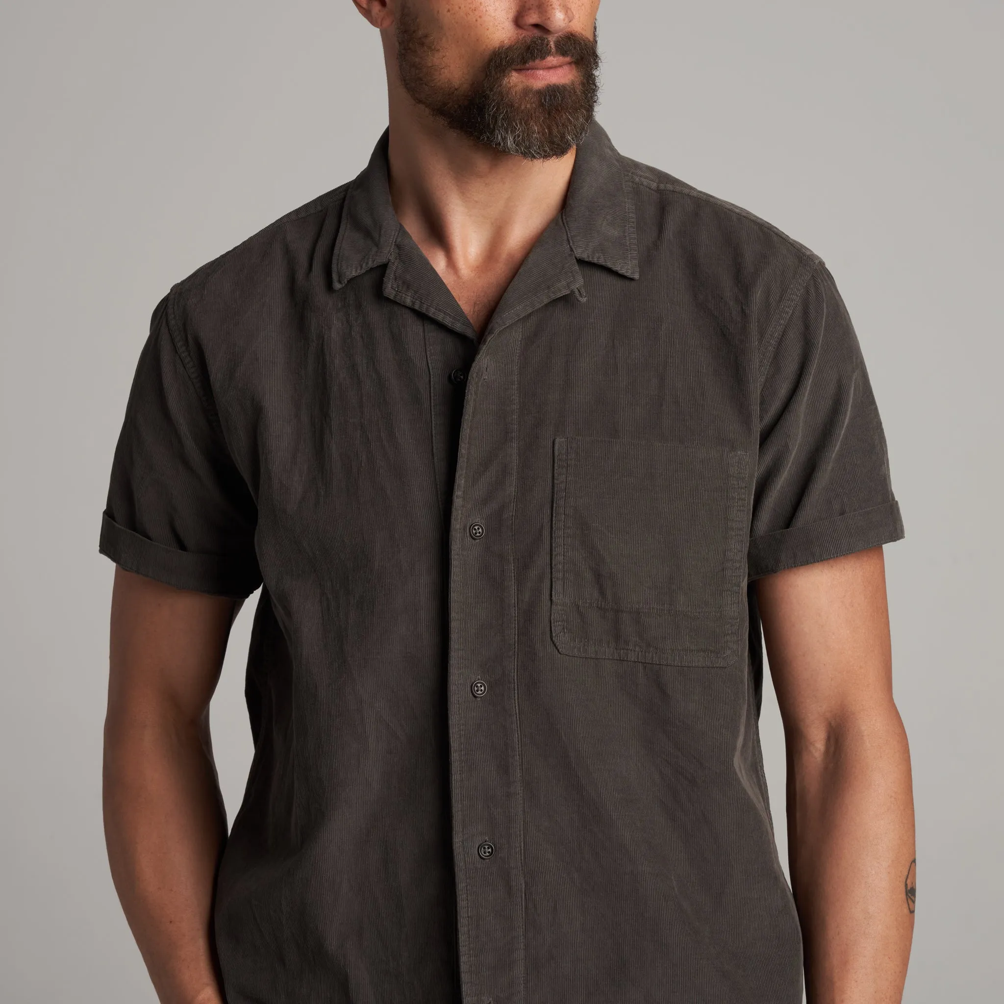 Zion Corduroy Camp Shirt sold by rowan product image thumbnail 2