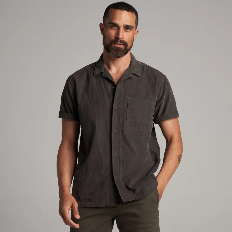 Zion Corduroy Camp Shirt made by rowan