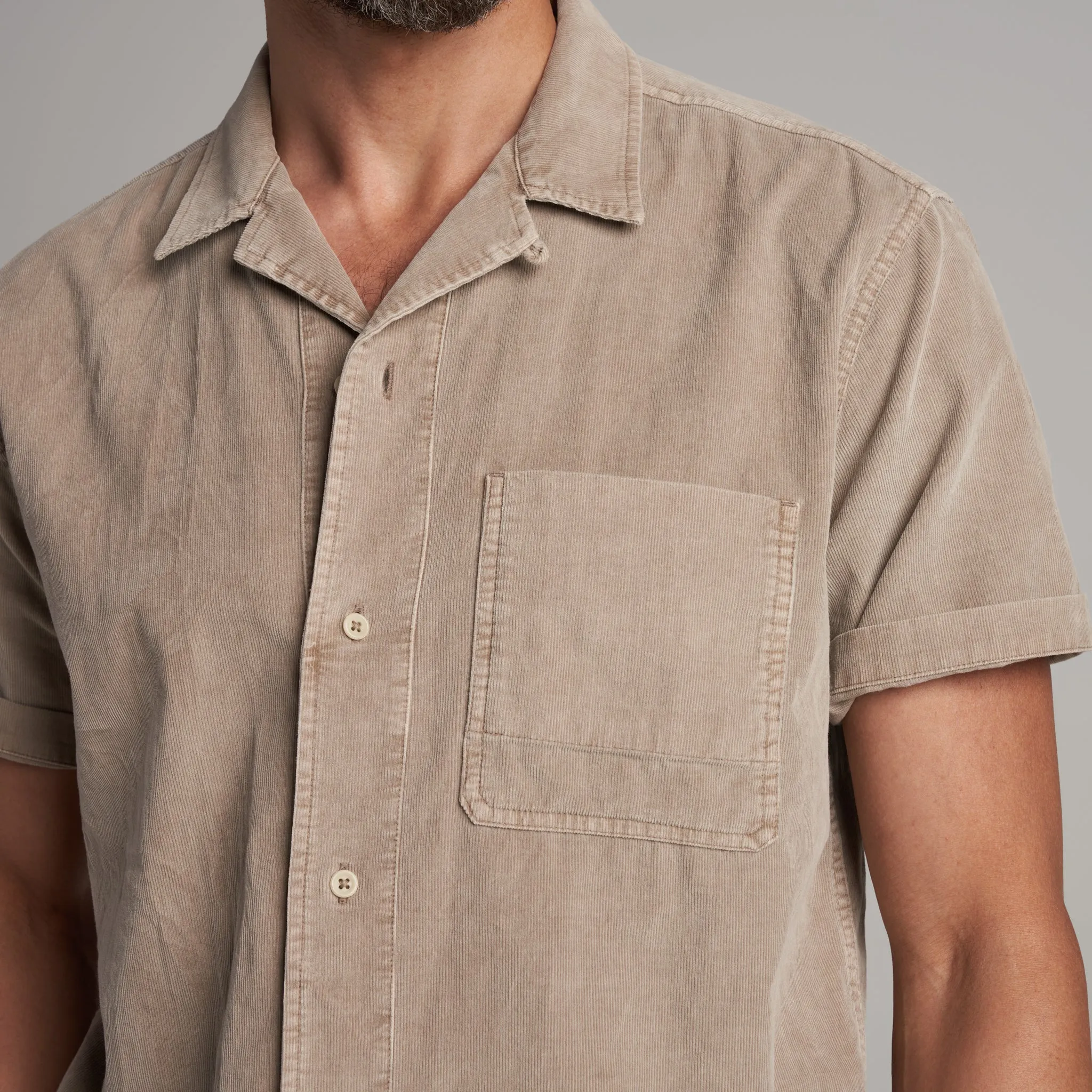 Zion Corduroy Camp Shirt sold by rowan product image thumbnail 5