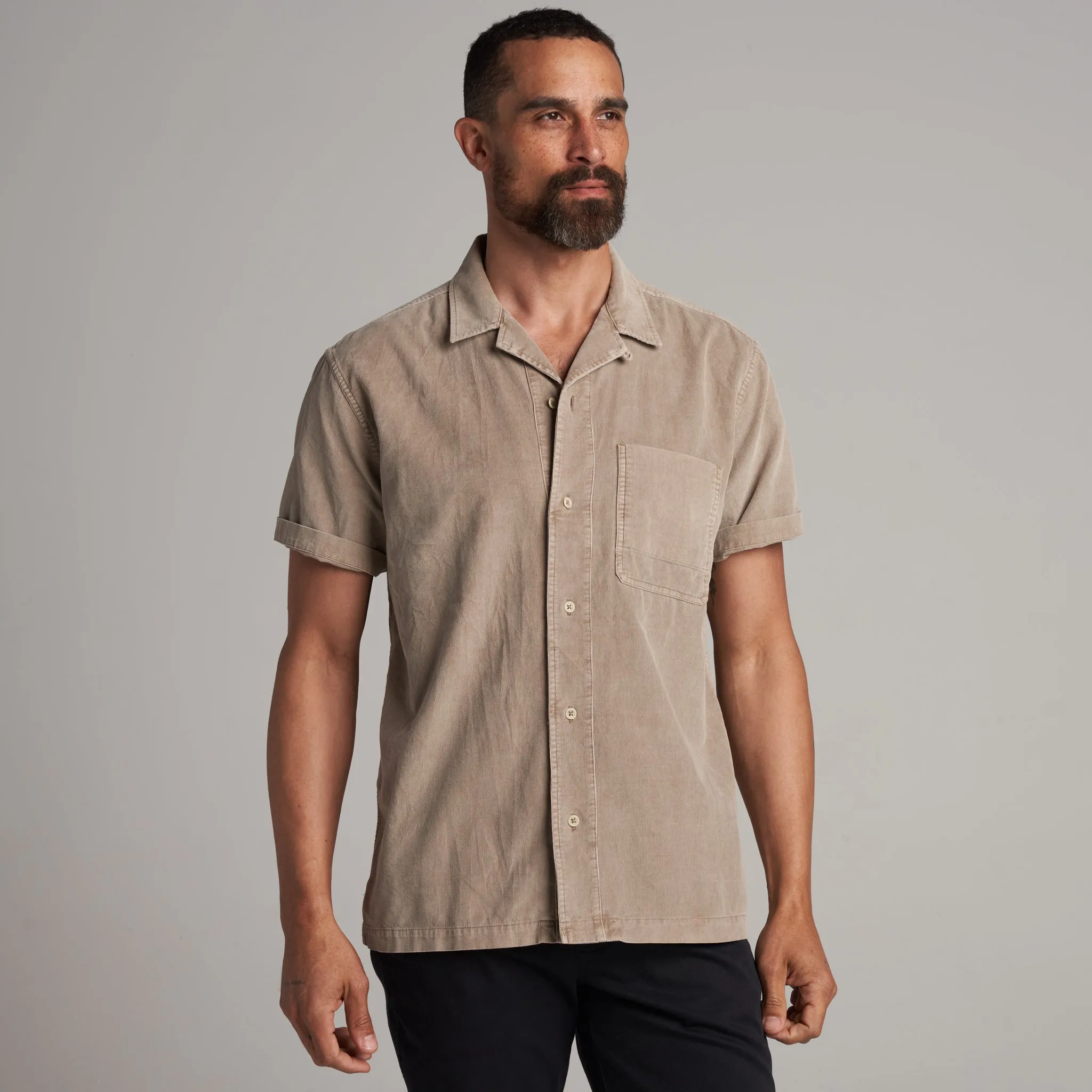Zion Corduroy Camp Shirt sold by rowan product image thumbnail 4