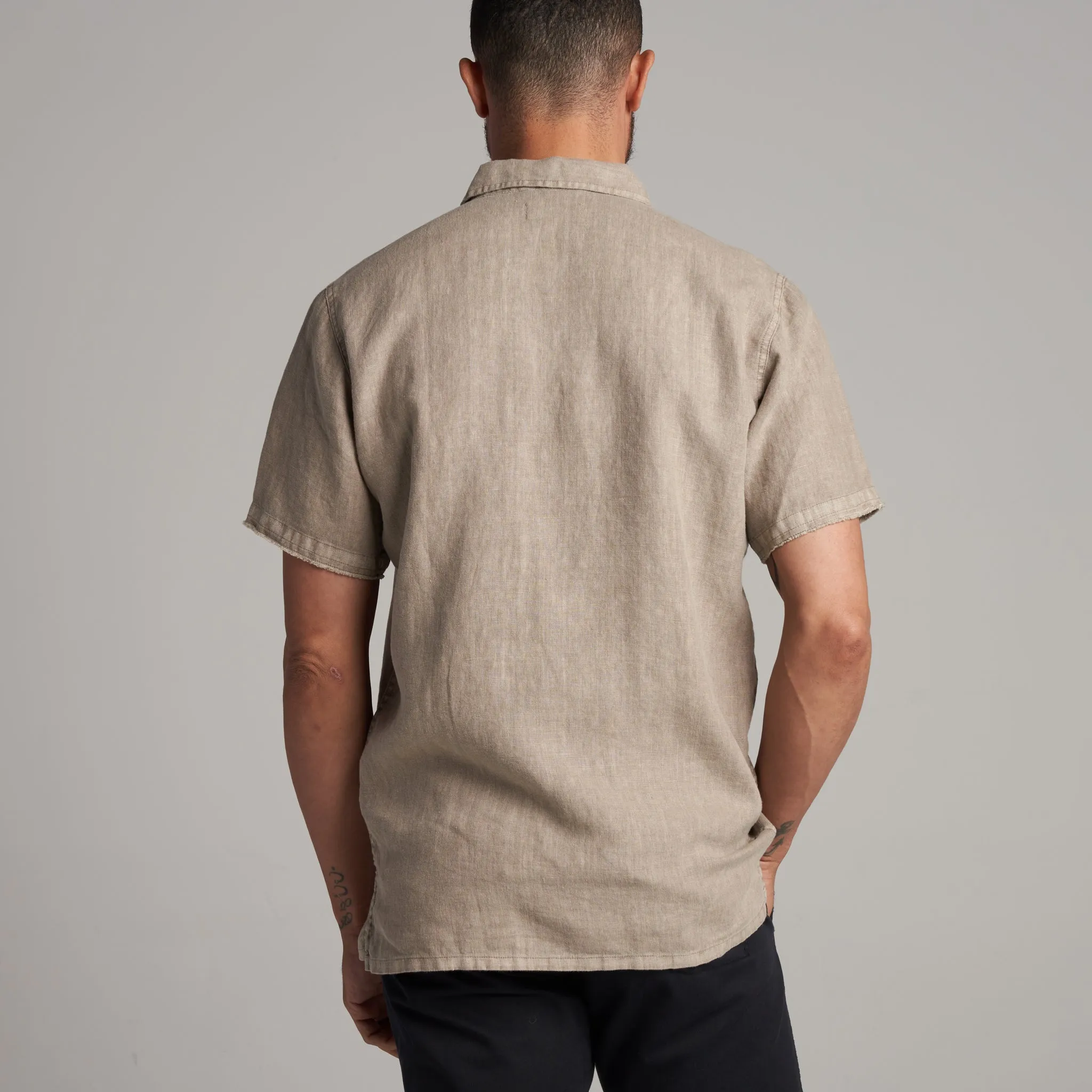 Lyons Short Sleeve Linen Shirt sold by rowan product image thumbnail 5