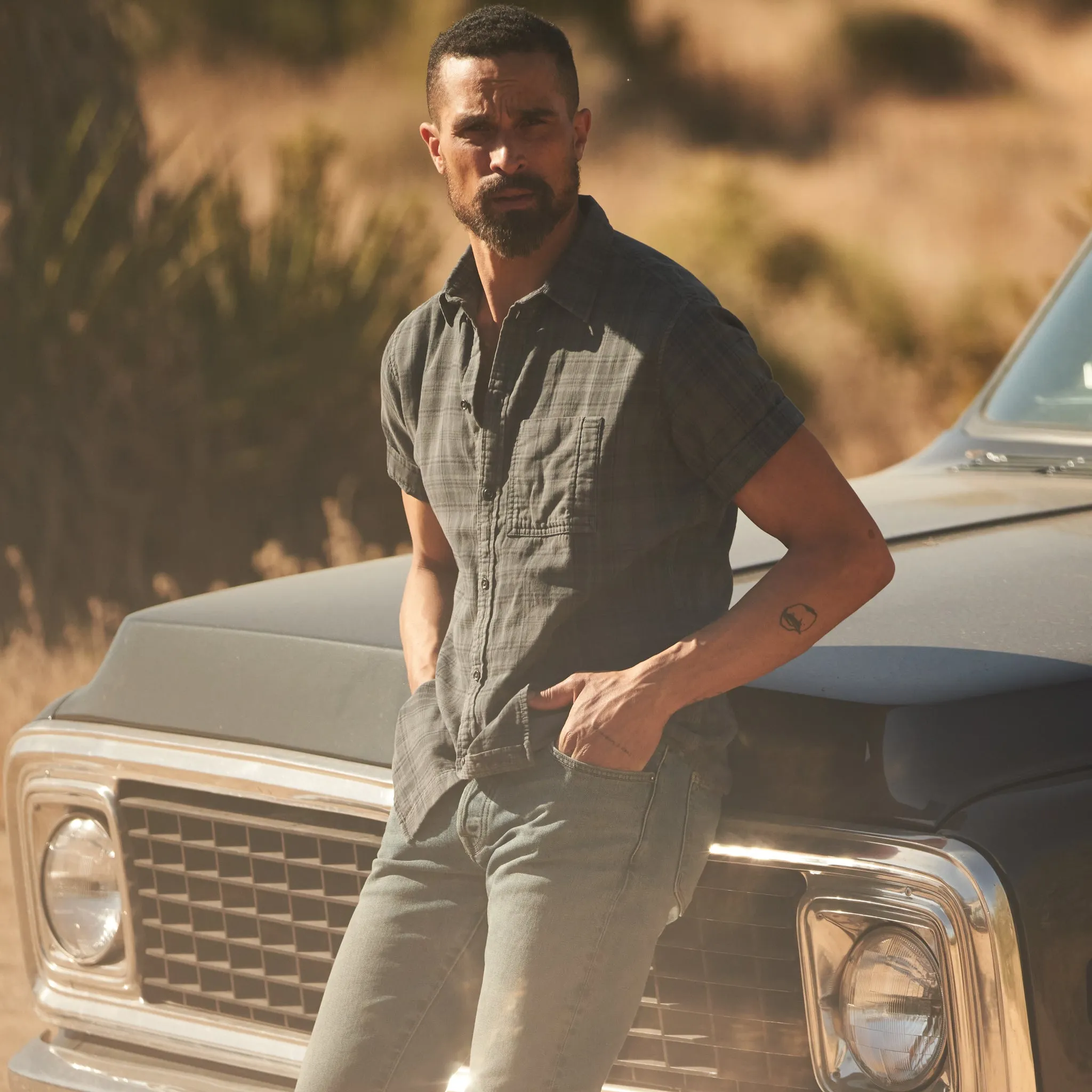 Bray Short Sleeve Plaid Shirt sold by rowan product image thumbnail 3