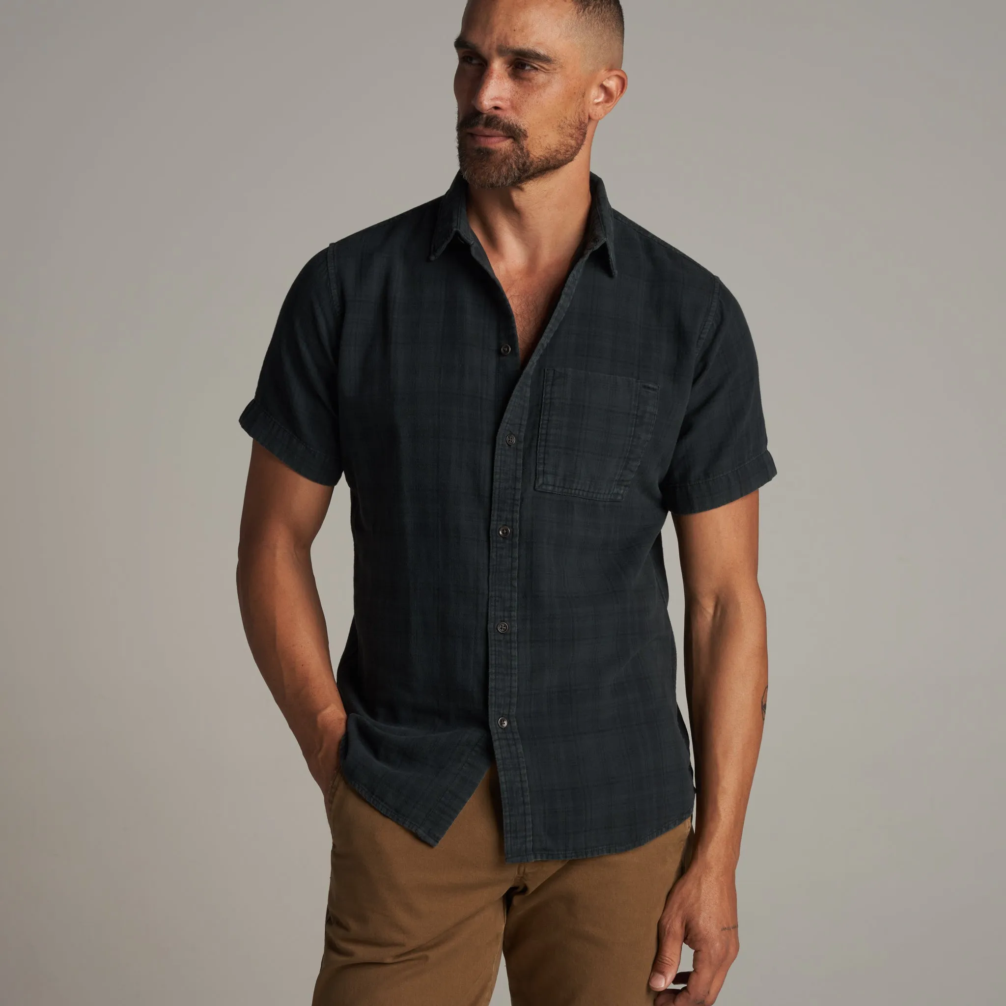 Bray Short Sleeve Plaid Shirt sold by rowan