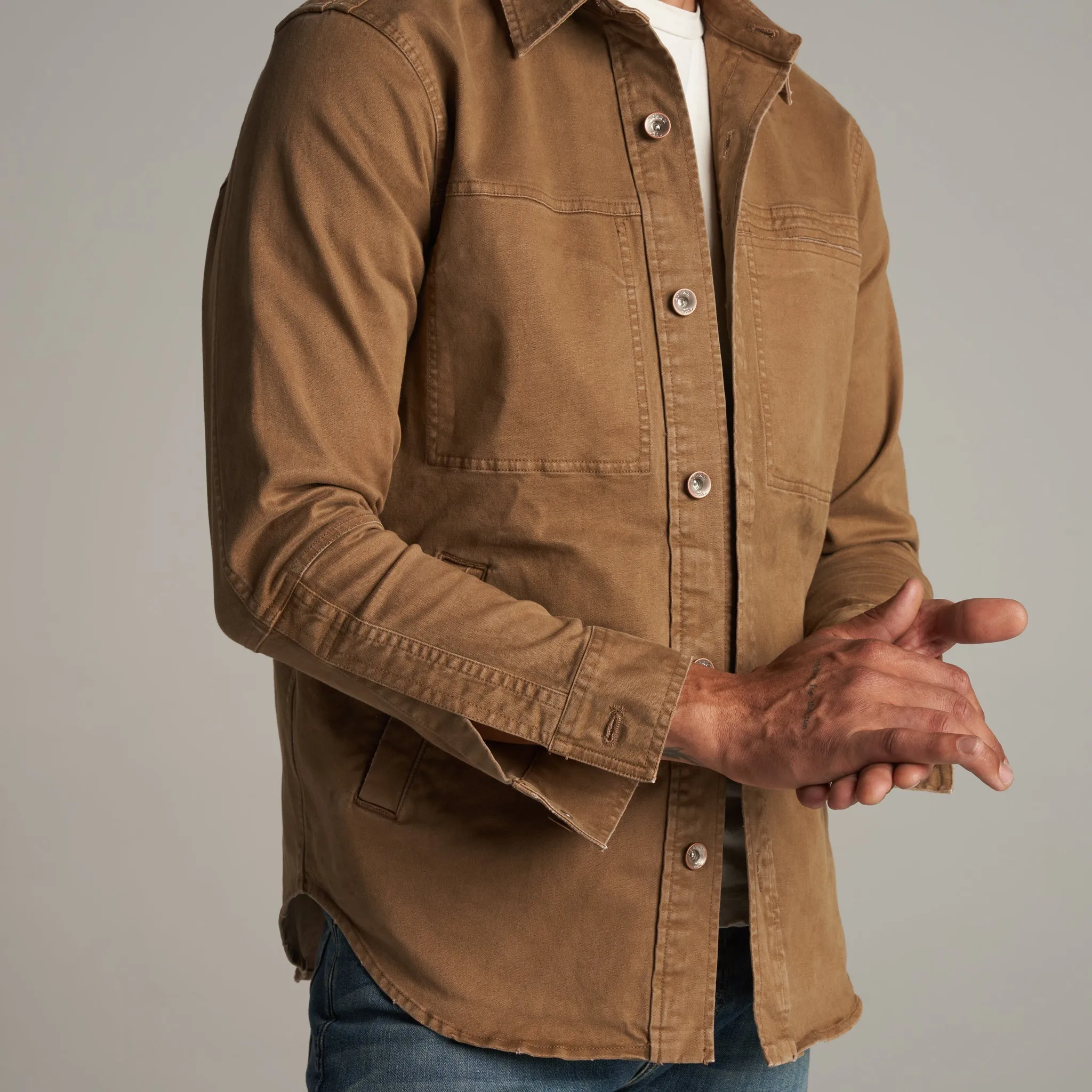 Orion Mid-Century Twill Shirt Jacket sold by rowan product image thumbnail 2