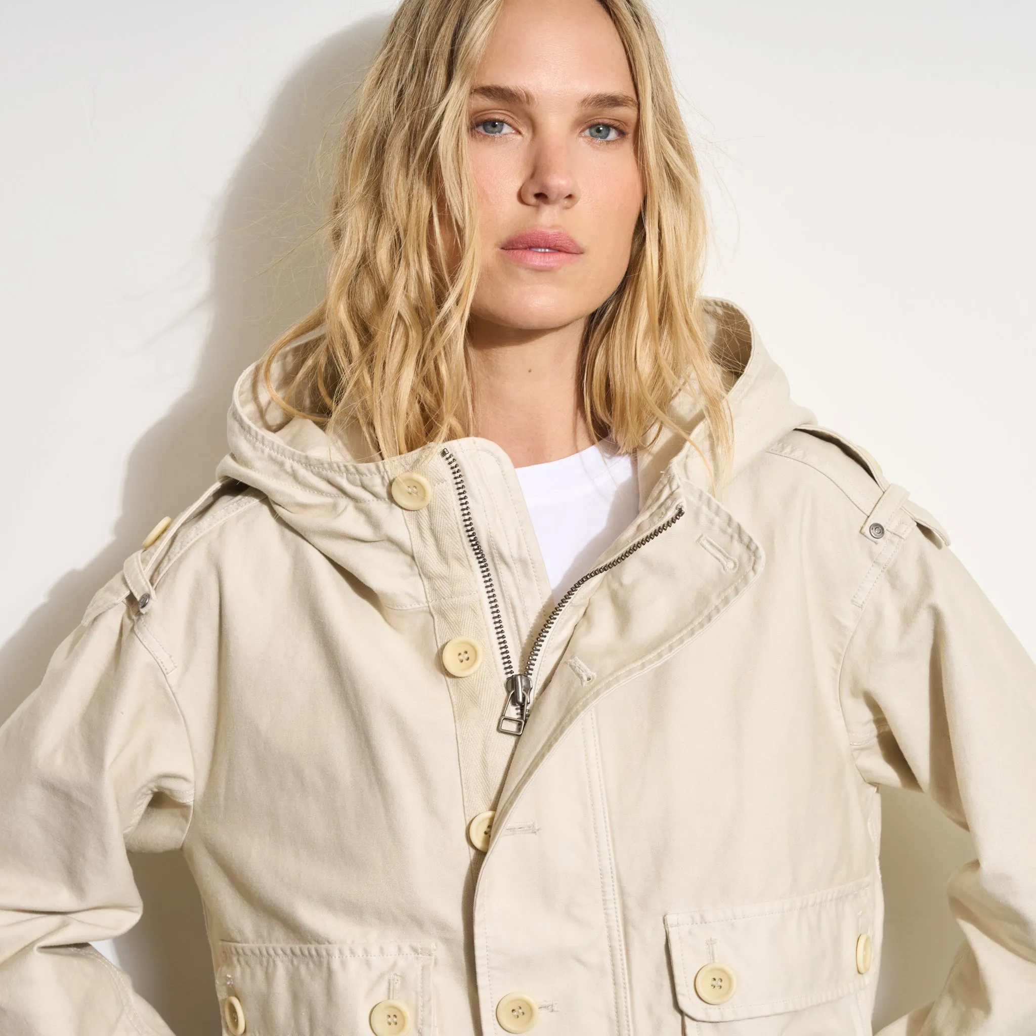 Finnian Hooded Utility Jacket sold by rowan product image thumbnail 5