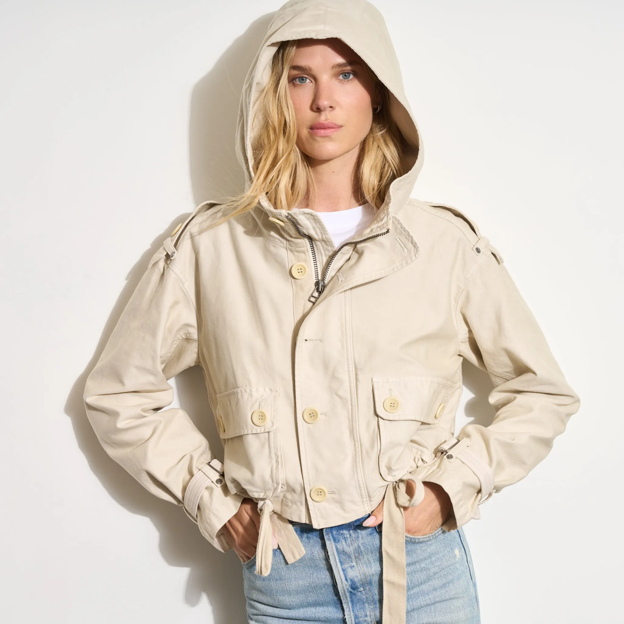 Finnian Hooded Utility Jacket sold by rowan product image thumbnail 4