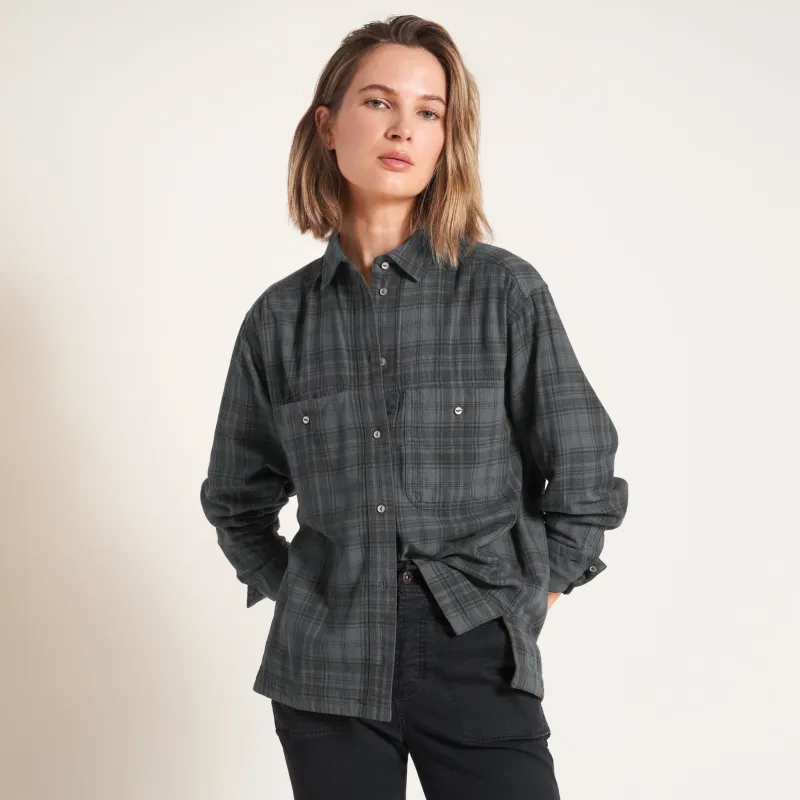 Dallas Oversized Plaid Shirt made by rowan
