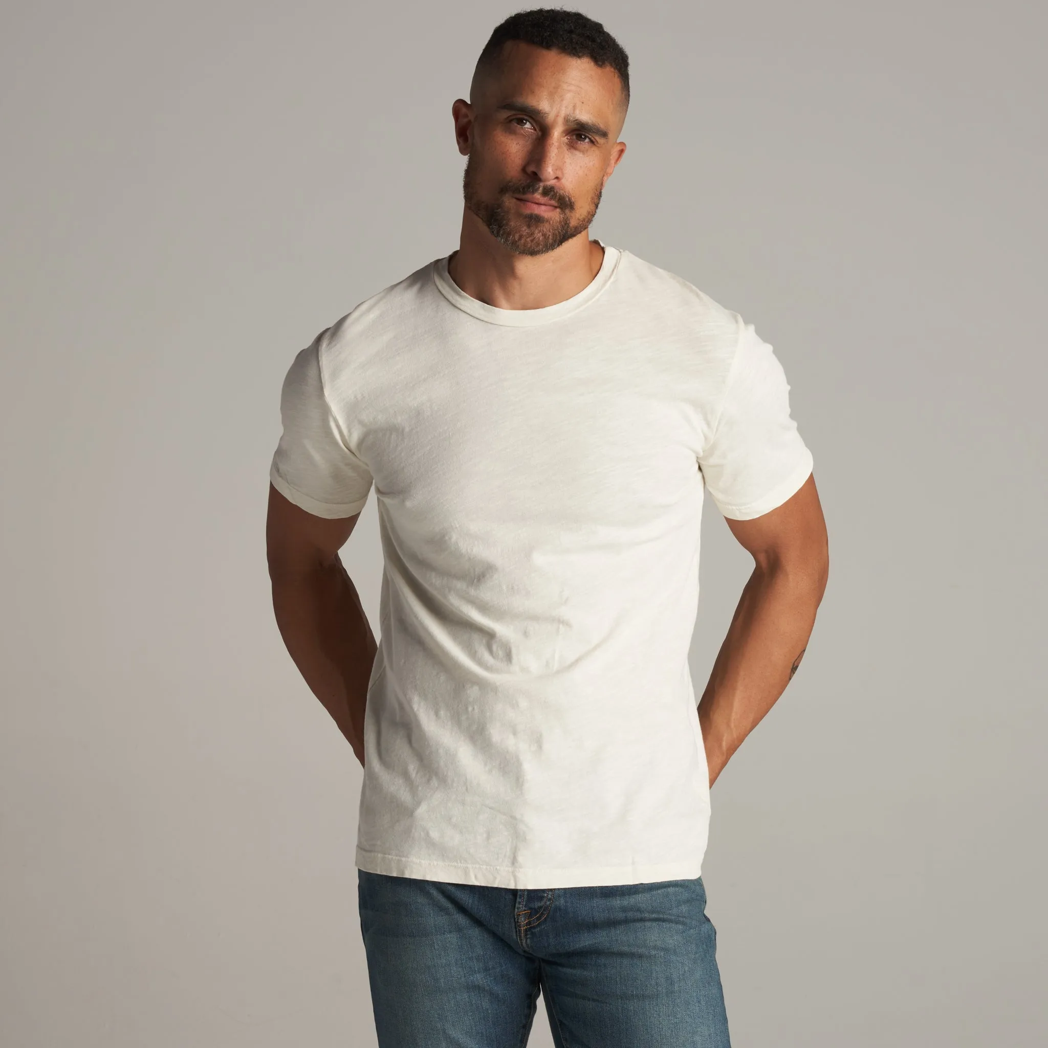 Asher Standard Slub Tee sold by rowan product image thumbnail 5