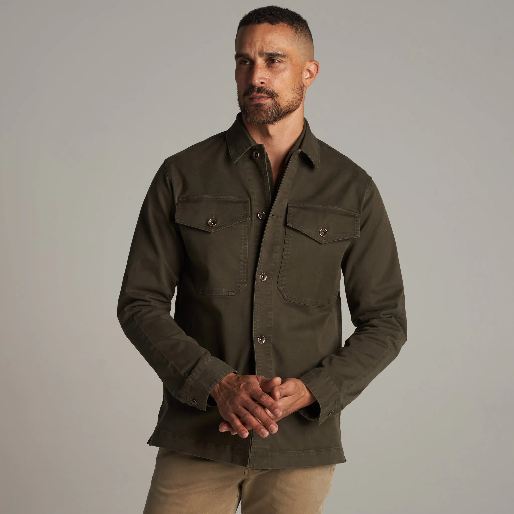 Odessa Mid-Century Twill Field Jacket sold by rowan