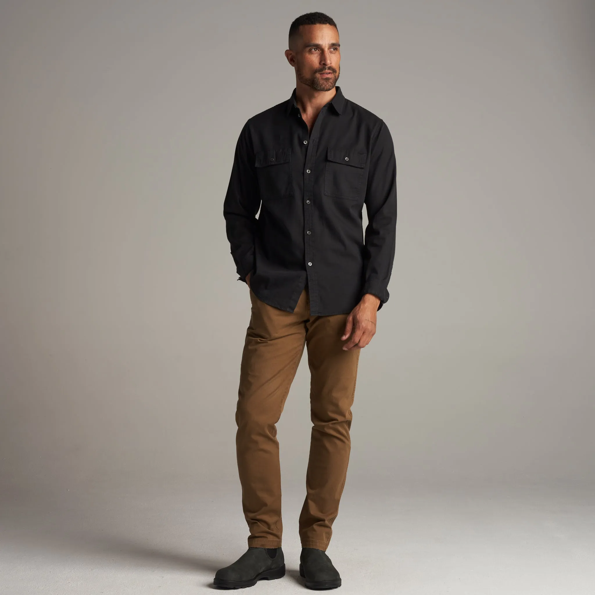 Warwick Heritage Twill Long Sleeve Shirt sold by rowan product image thumbnail 2