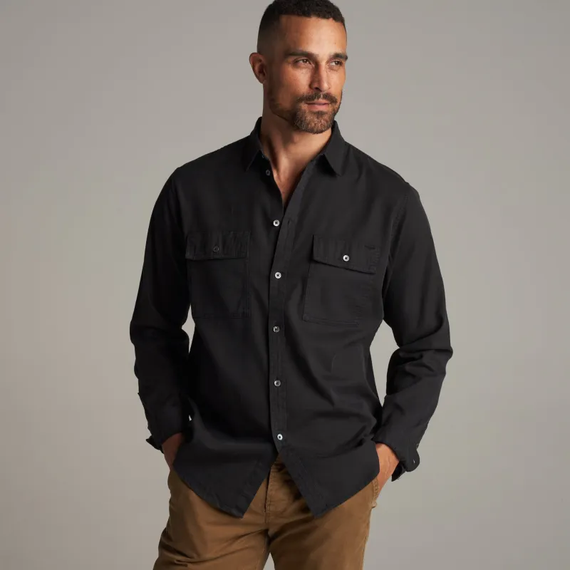 Warwick Heritage Twill Long Sleeve Shirt made by rowan