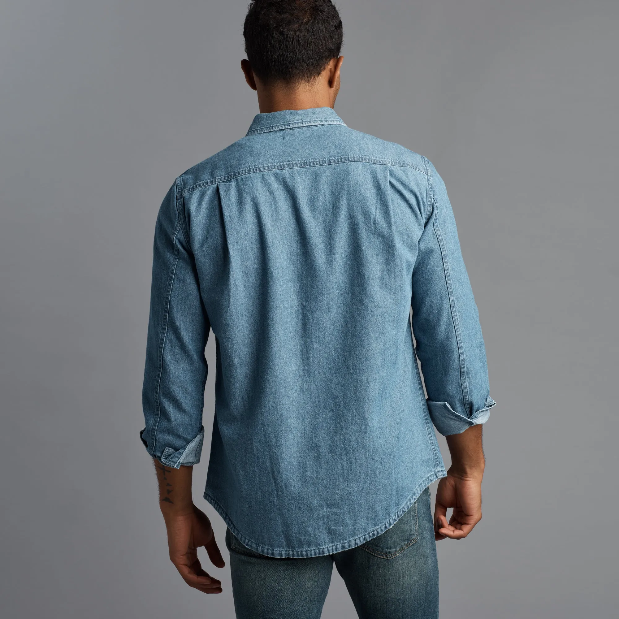 Abilene Long Sleeve Denim Shirt sold by rowan product image thumbnail 5