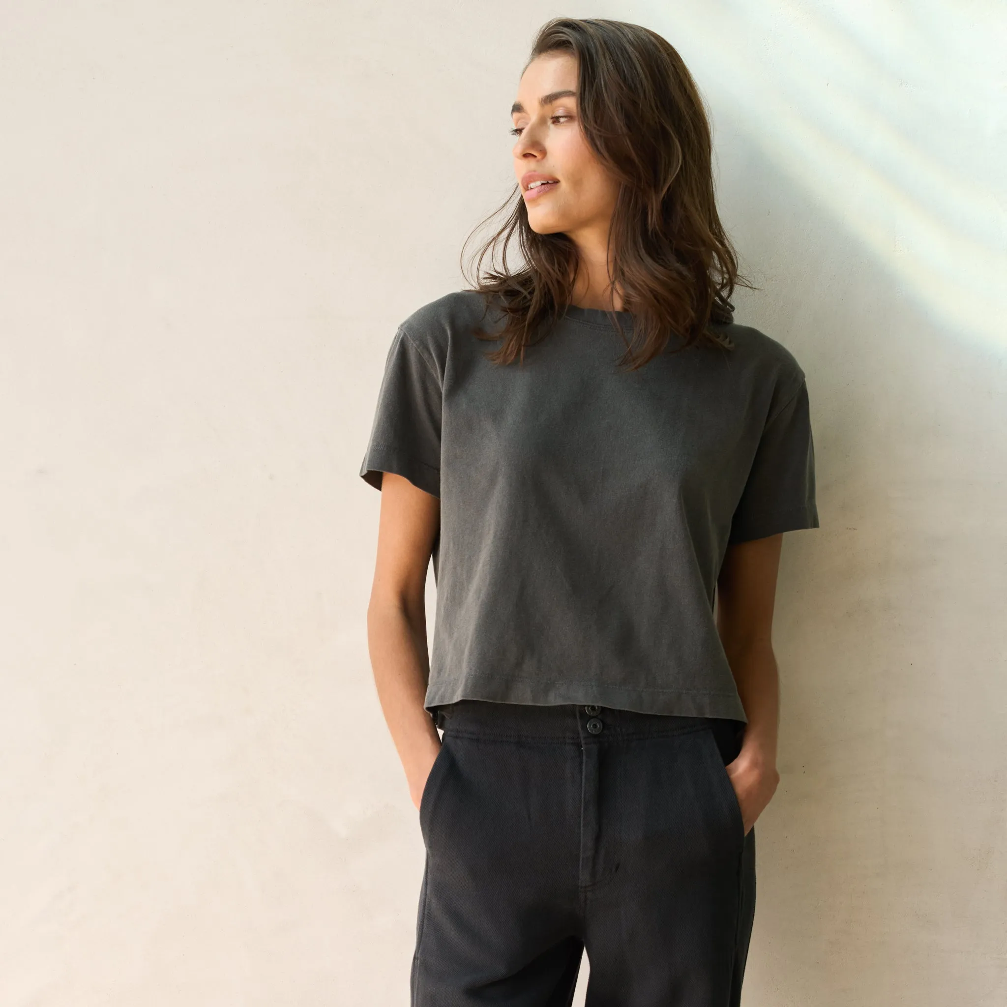 Reagan Short Sleeve Boyfriend Tee sold by rowan