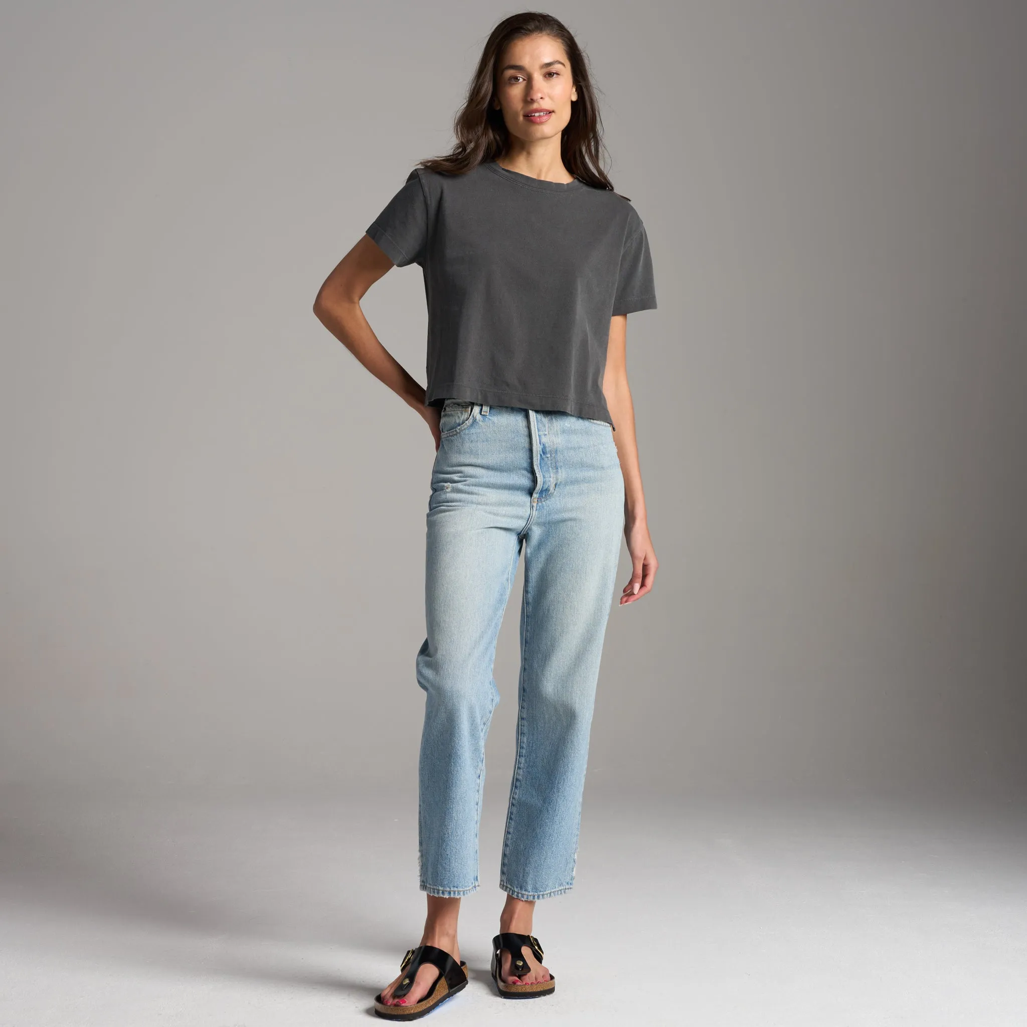 Reagan Short Sleeve Boyfriend Tee sold by rowan product image thumbnail 3