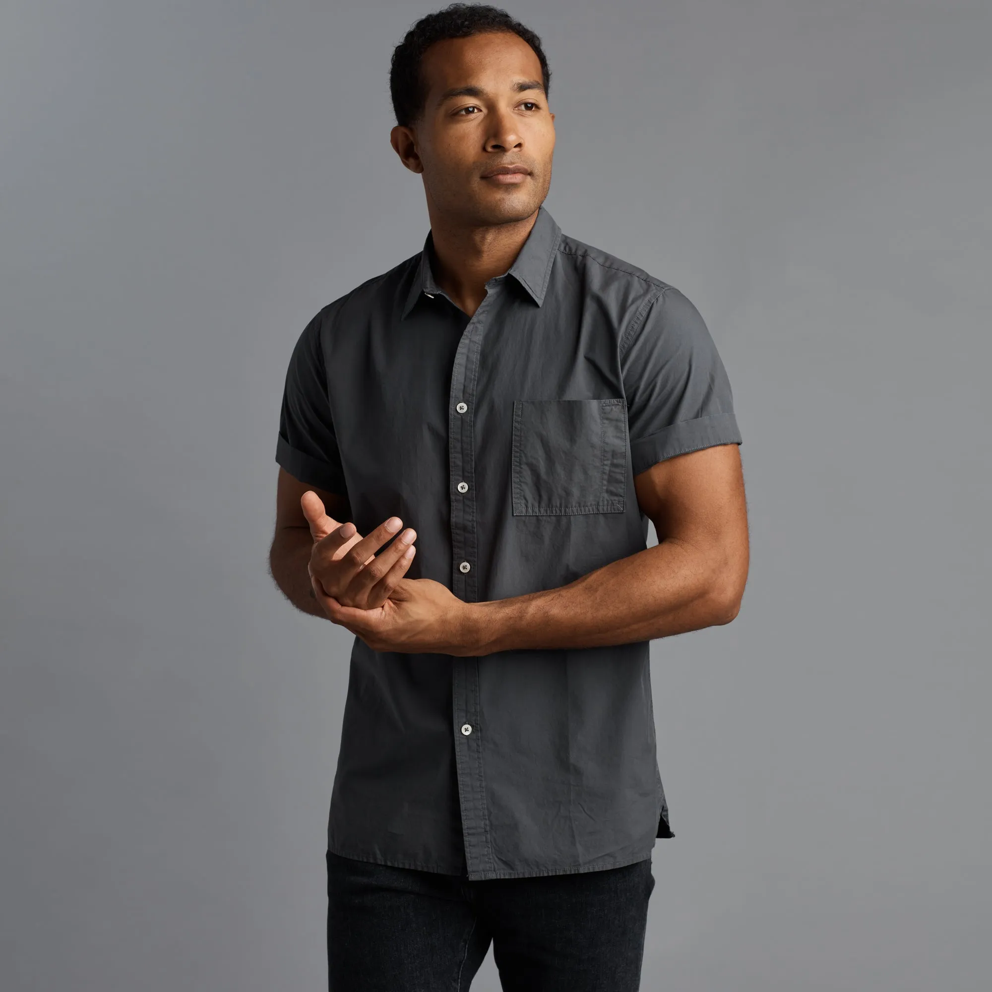 Houston Short Sleeve Poplin Shirt sold by rowan