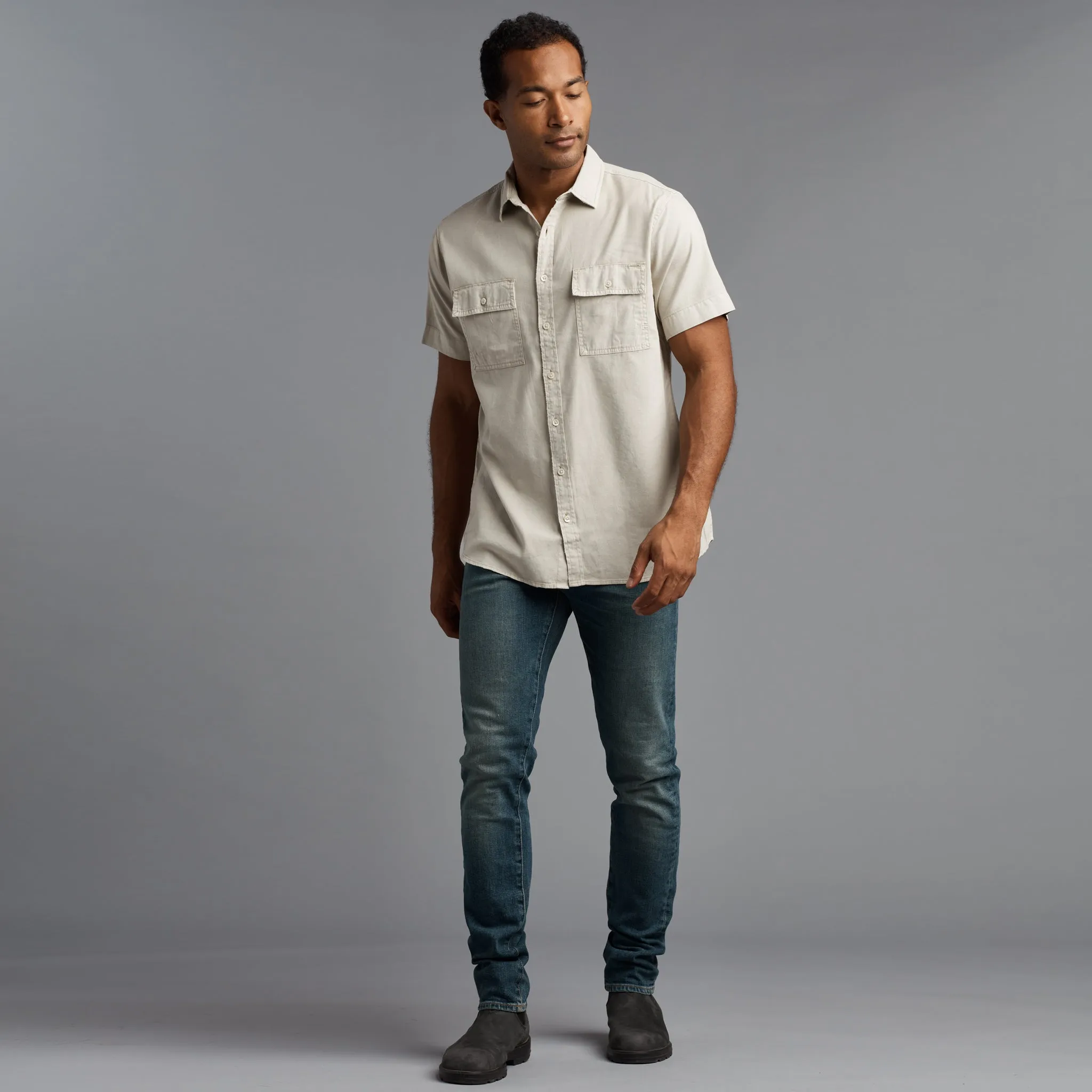 Riley Heritage Twill Short Sleeve Shirt sold by rowan product image thumbnail 2