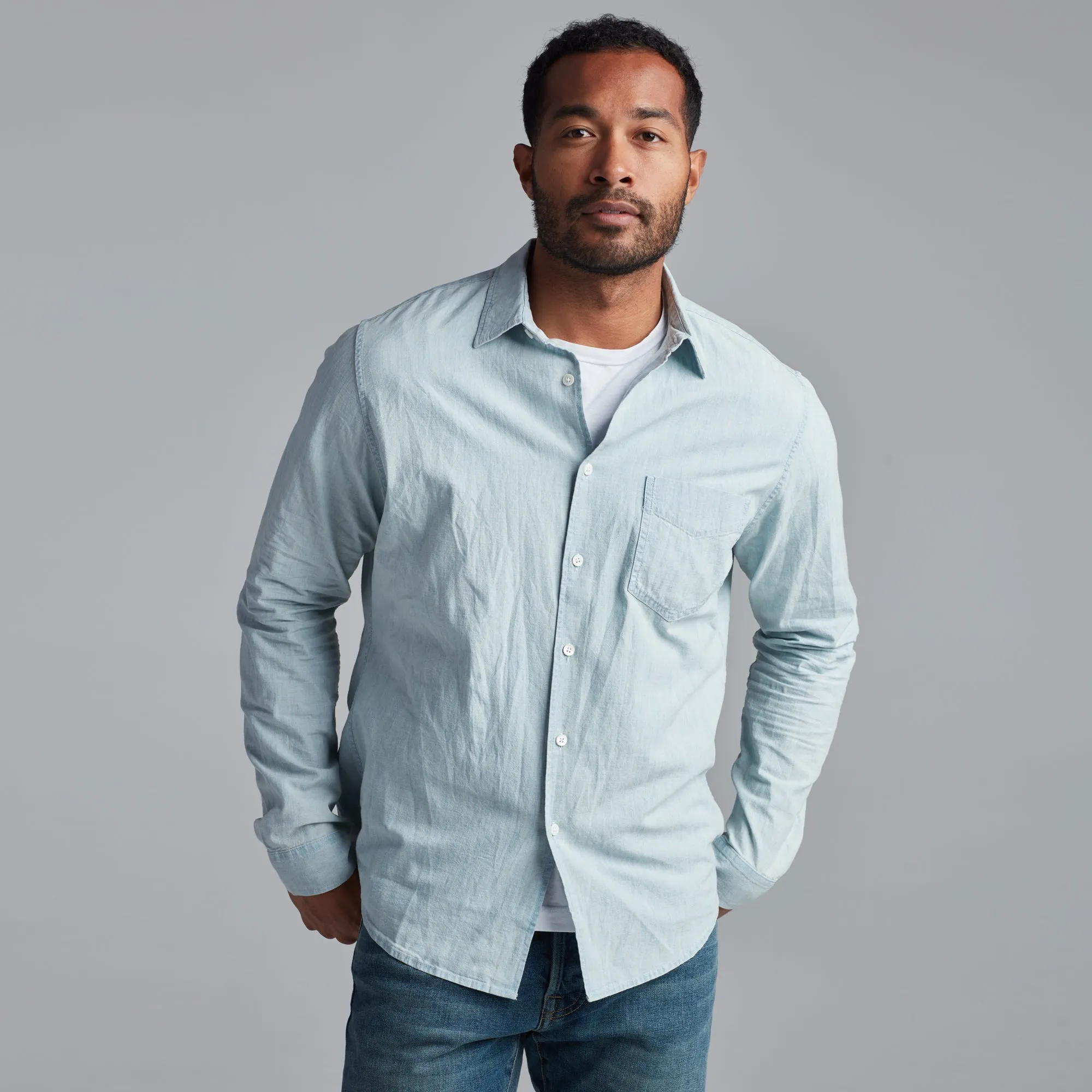 Pecos Chambray Shirt sold by rowan product image thumbnail 2