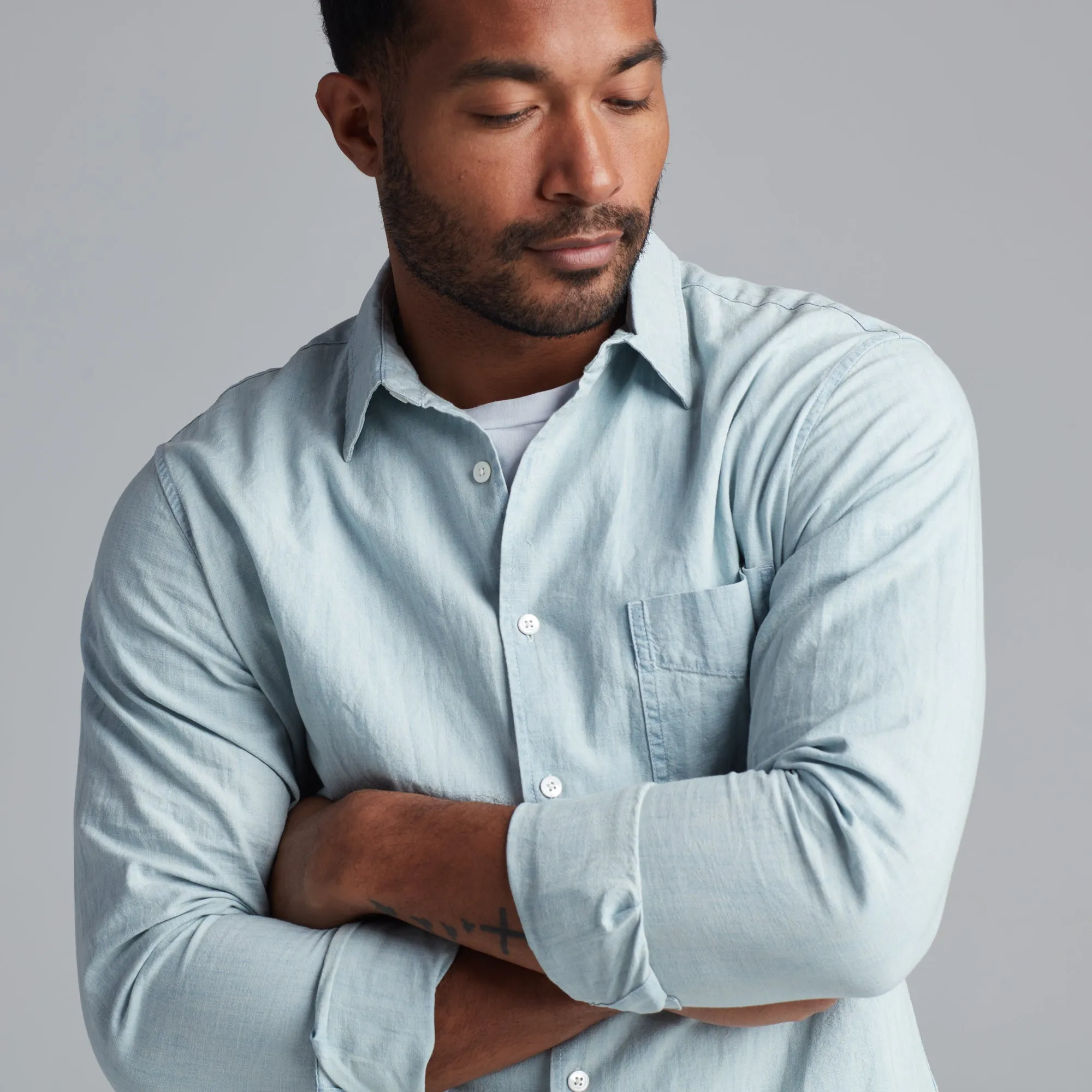 Pecos Chambray Shirt sold by rowan product image thumbnail 3