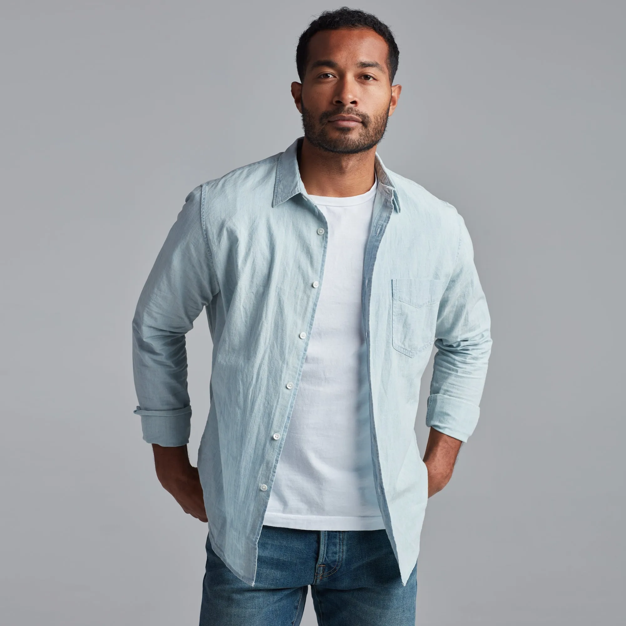 Pecos Chambray Shirt sold by rowan product image thumbnail 4