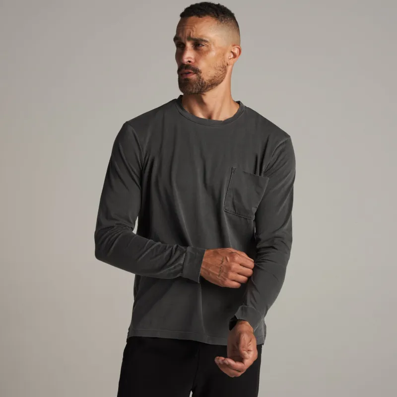Asher Long Sleeve Pocket Tee made by rowan