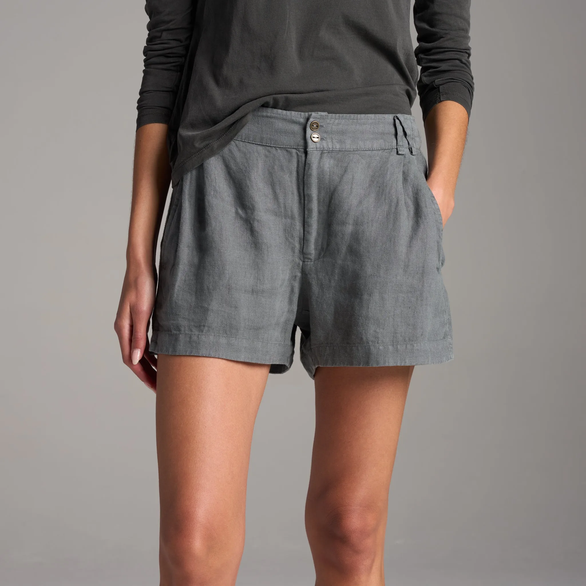 Grayson Linen Short sold by rowan product image thumbnail 5