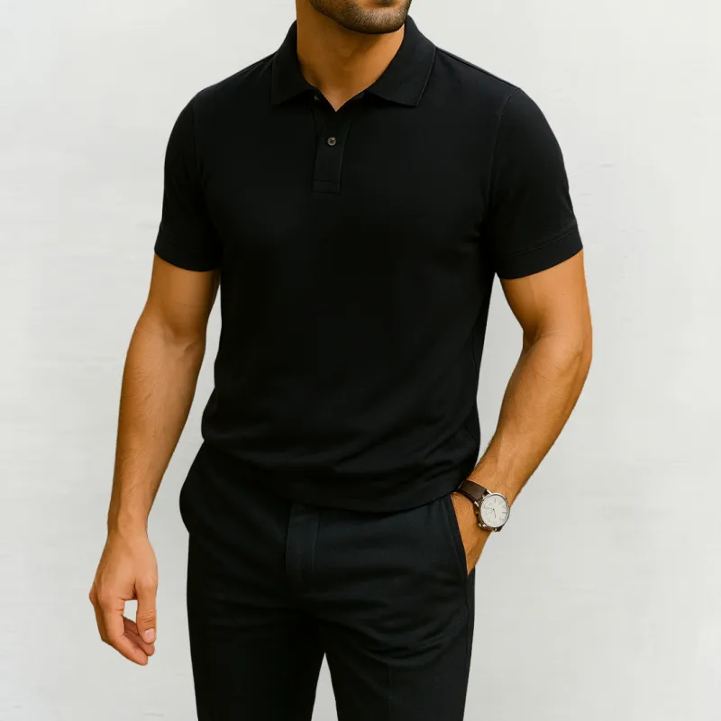 Bennett™ | Lightweight Cotton Polo Shirt made by Rowan Toronto