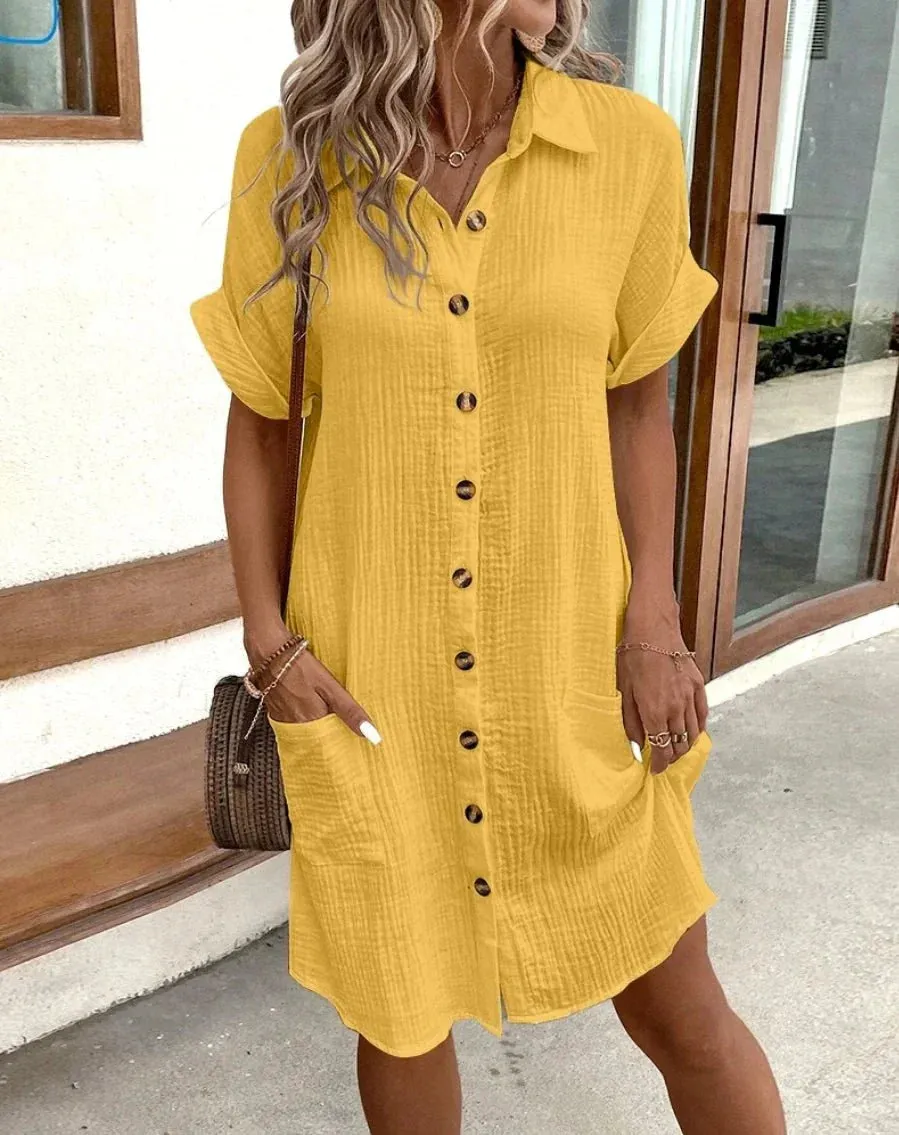 Lucette | Button Shirt Dress sold by Rowan Toronto product image thumbnail 5