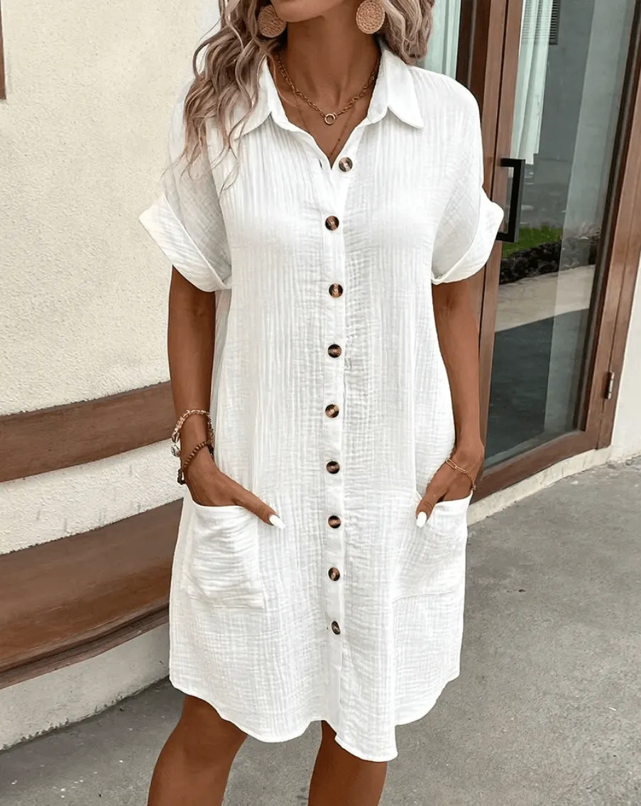 Lucette | Button Shirt Dress sold by Rowan Toronto product image thumbnail 2