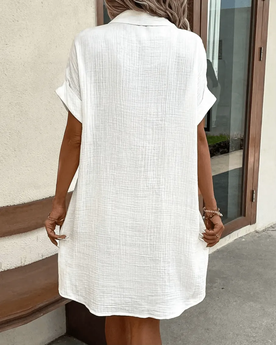 Lucette | Button Shirt Dress sold by Rowan Toronto product image thumbnail 4