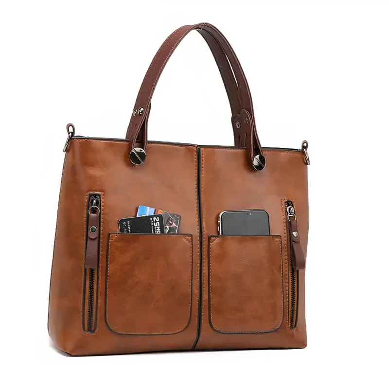 GAIL | VINTAGE LEATHER CROSSBODY BAG made by Rowan Toronto