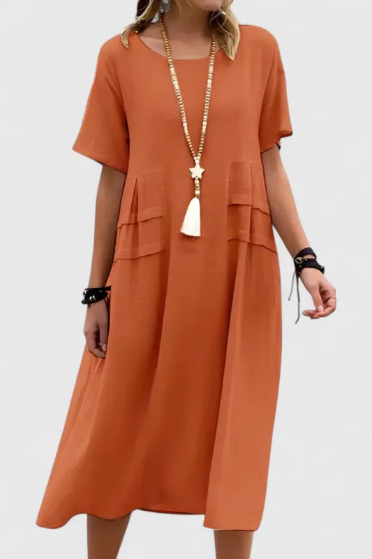 Tanya | Sophisticated Midi Dress made by Rowan Toronto