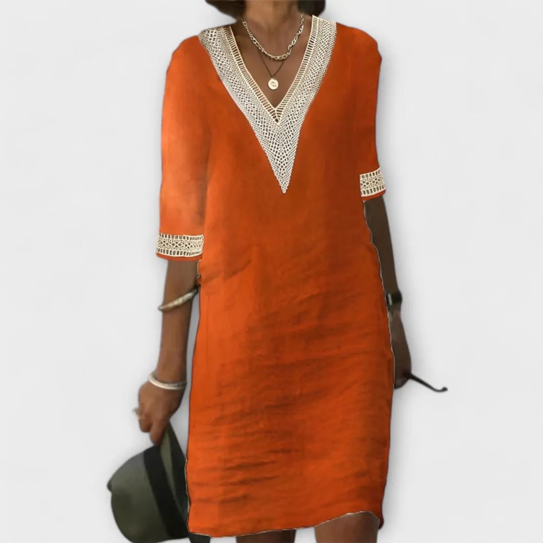 FLOR | CASUAL MID-SLEEVED DRESS sold by Rowan Toronto product image thumbnail 2