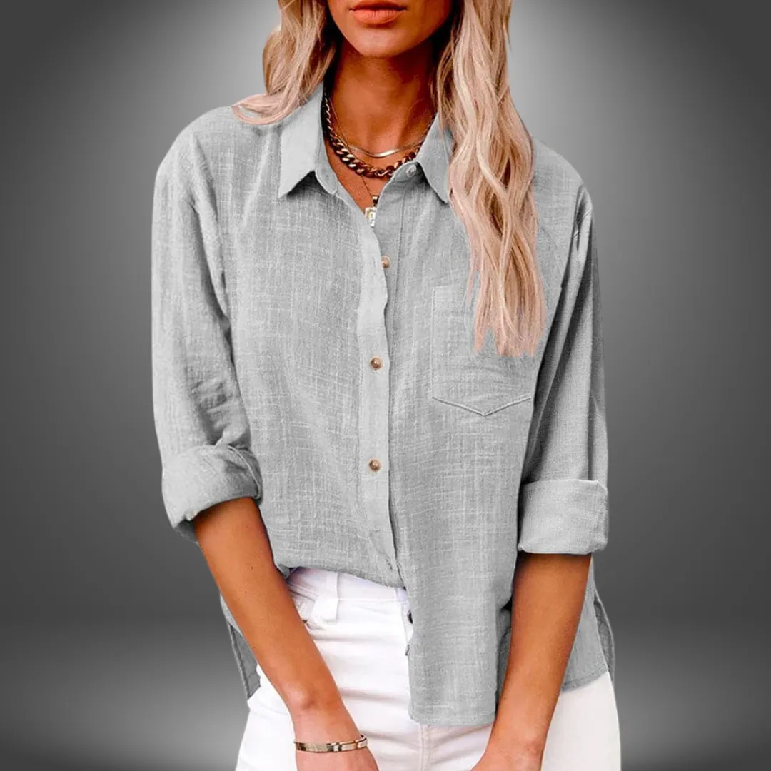JOSEPHINE | CASUAL COLLARED BLOUSE sold by Rowan Toronto product image thumbnail 2