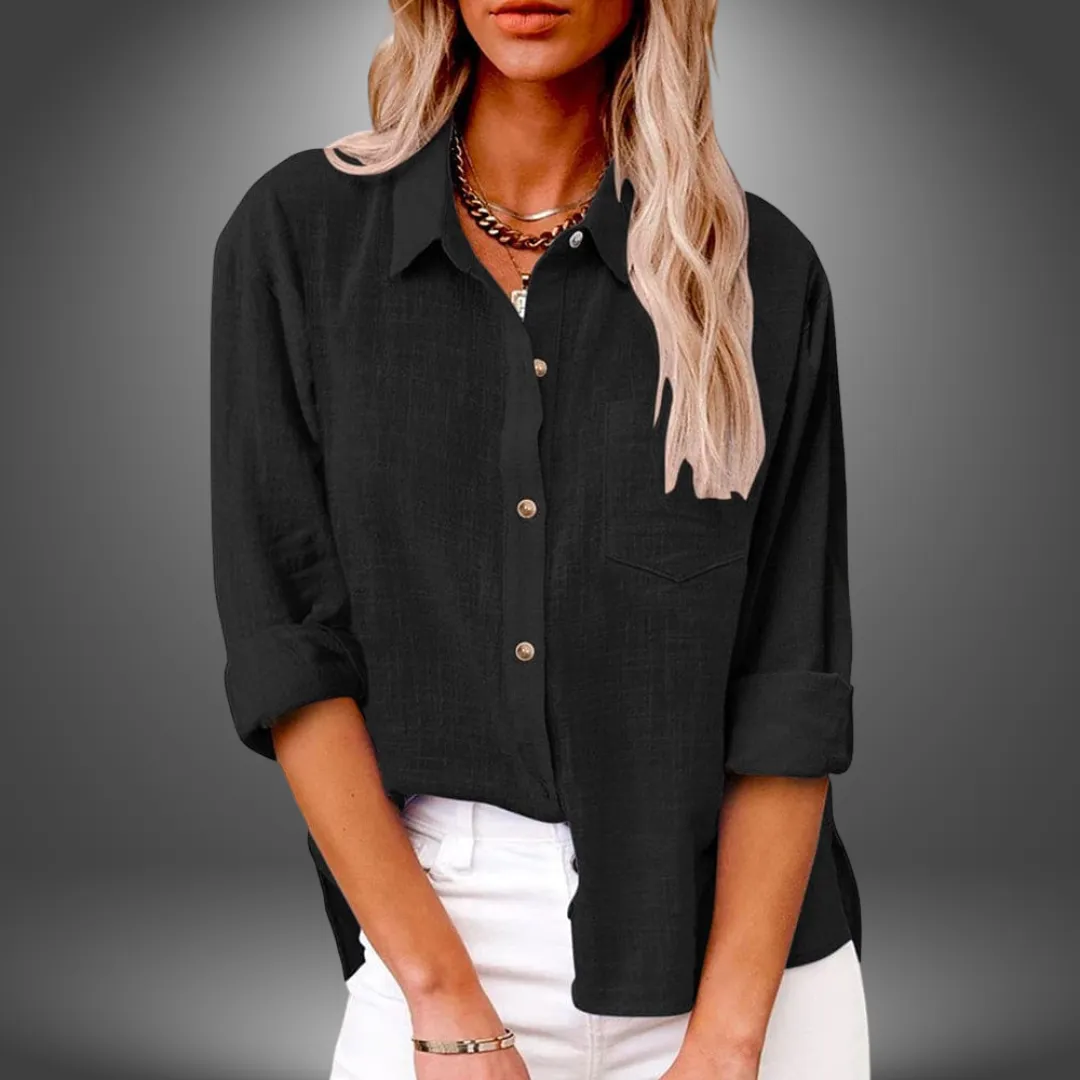 JOSEPHINE | CASUAL COLLARED BLOUSE sold by Rowan Toronto product image thumbnail 3