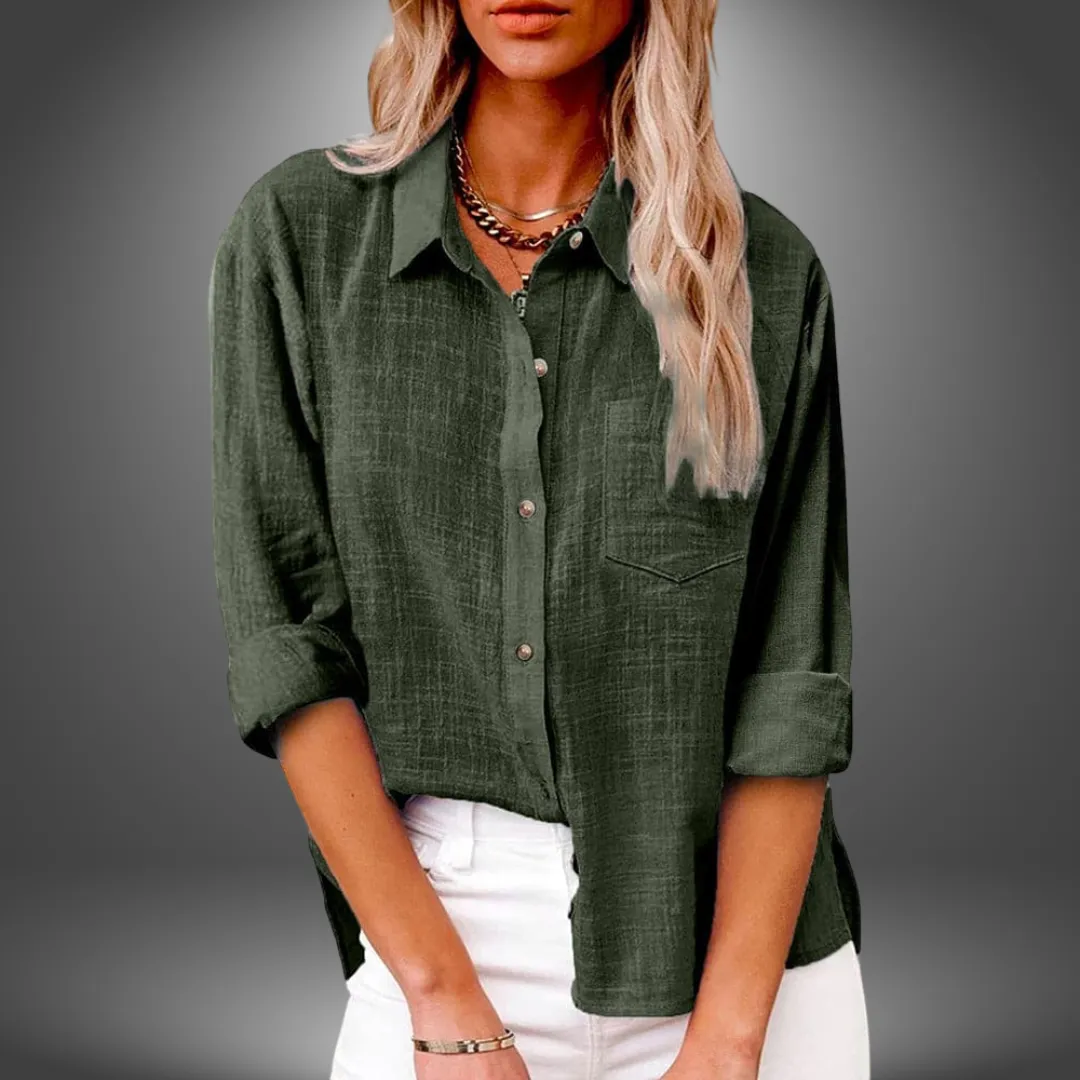 JOSEPHINE | CASUAL COLLARED BLOUSE sold by Rowan Toronto product image thumbnail 4