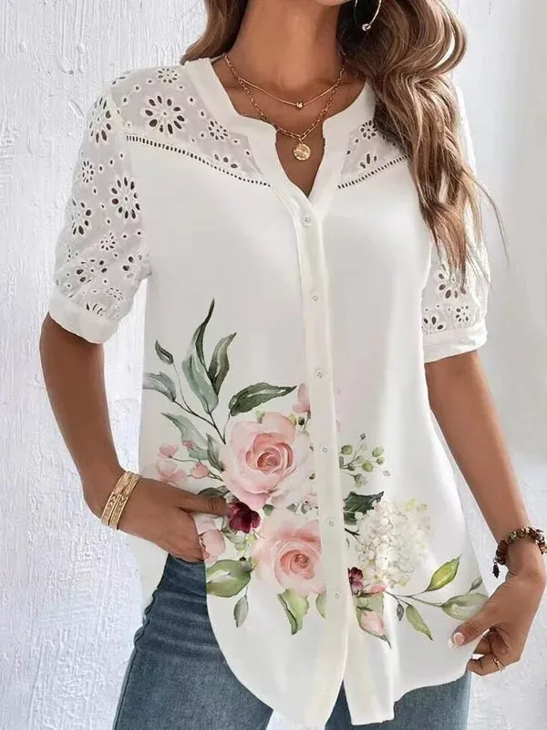 ANDI | CASUAL LACE BLOUSE sold by Rowan Toronto product image thumbnail 2
