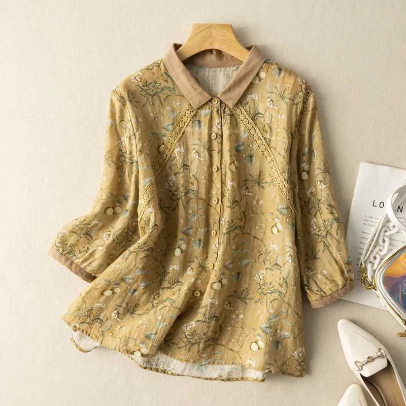 NICOLE | LONG SLEEVED CASUAL LINEN BLOUSE sold by Rowan Toronto product image thumbnail 4