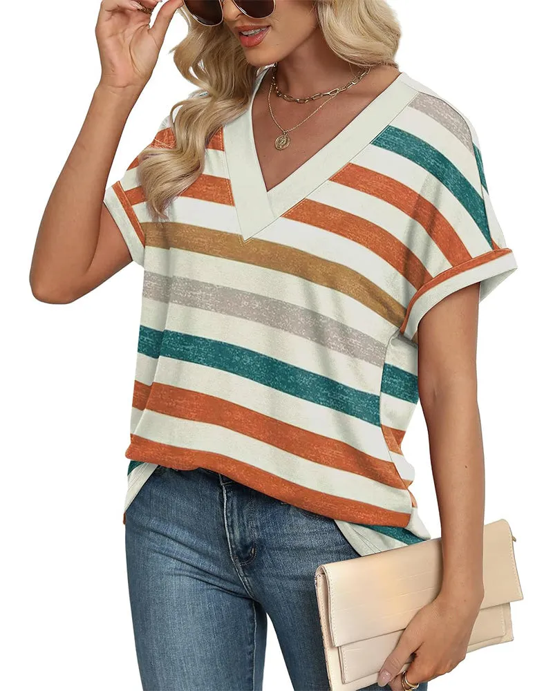 ASTER | STYLISH LOOSE STRIPED BLOUSE sold by Rowan Toronto product image thumbnail 4