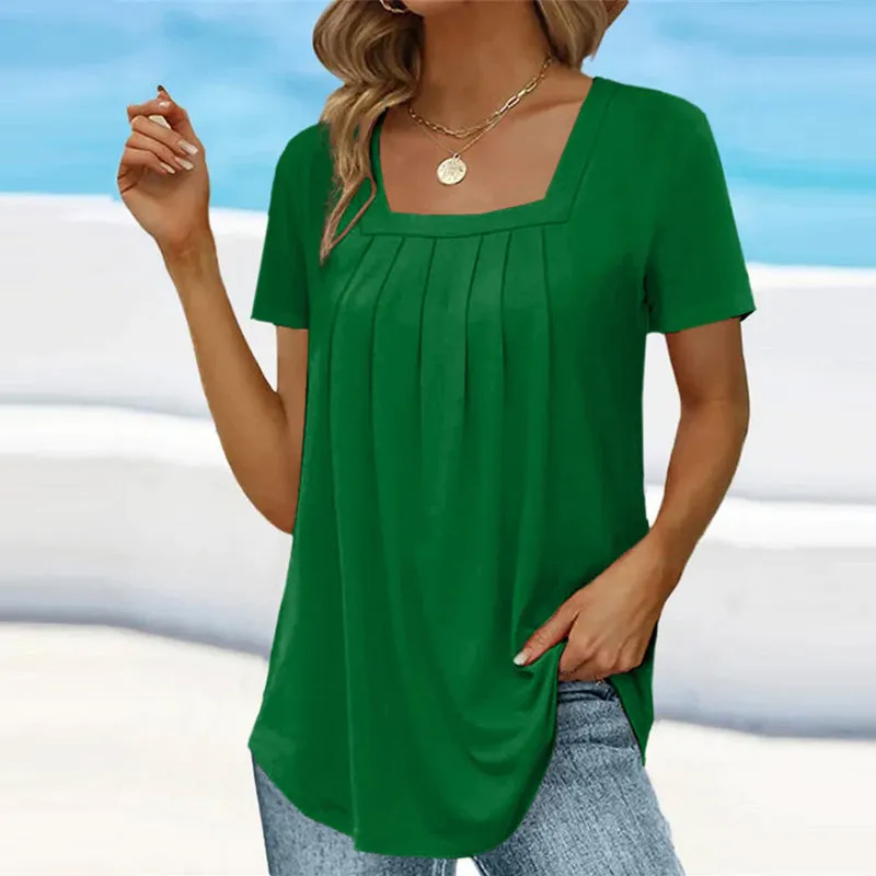 TINA | CASUAL PLEATED BLOUSE sold by Rowan Toronto product image thumbnail 3