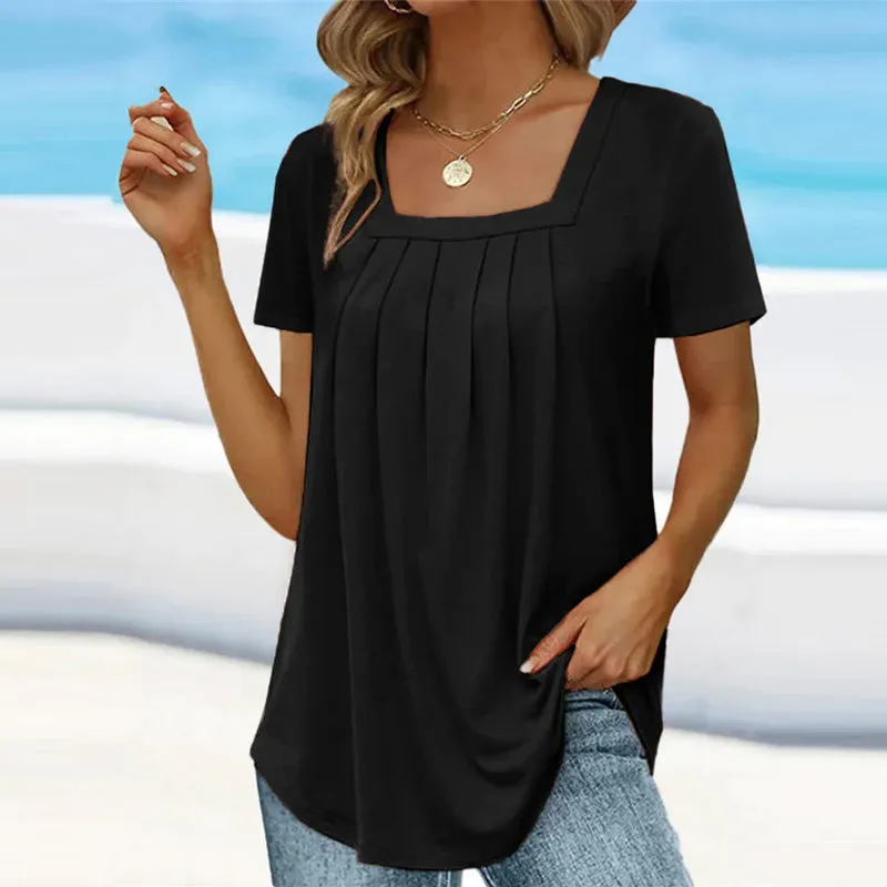 TINA | CASUAL PLEATED BLOUSE sold by Rowan Toronto product image thumbnail 4