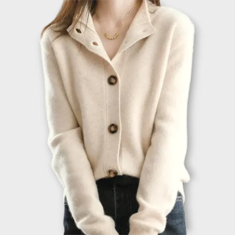 Lila™ Button-Up Cardigan made by Rowan Toronto
