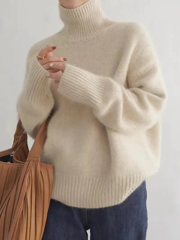 Christine™ | High-Neck Sweater for Timeless Elegance made by Rowan Toronto