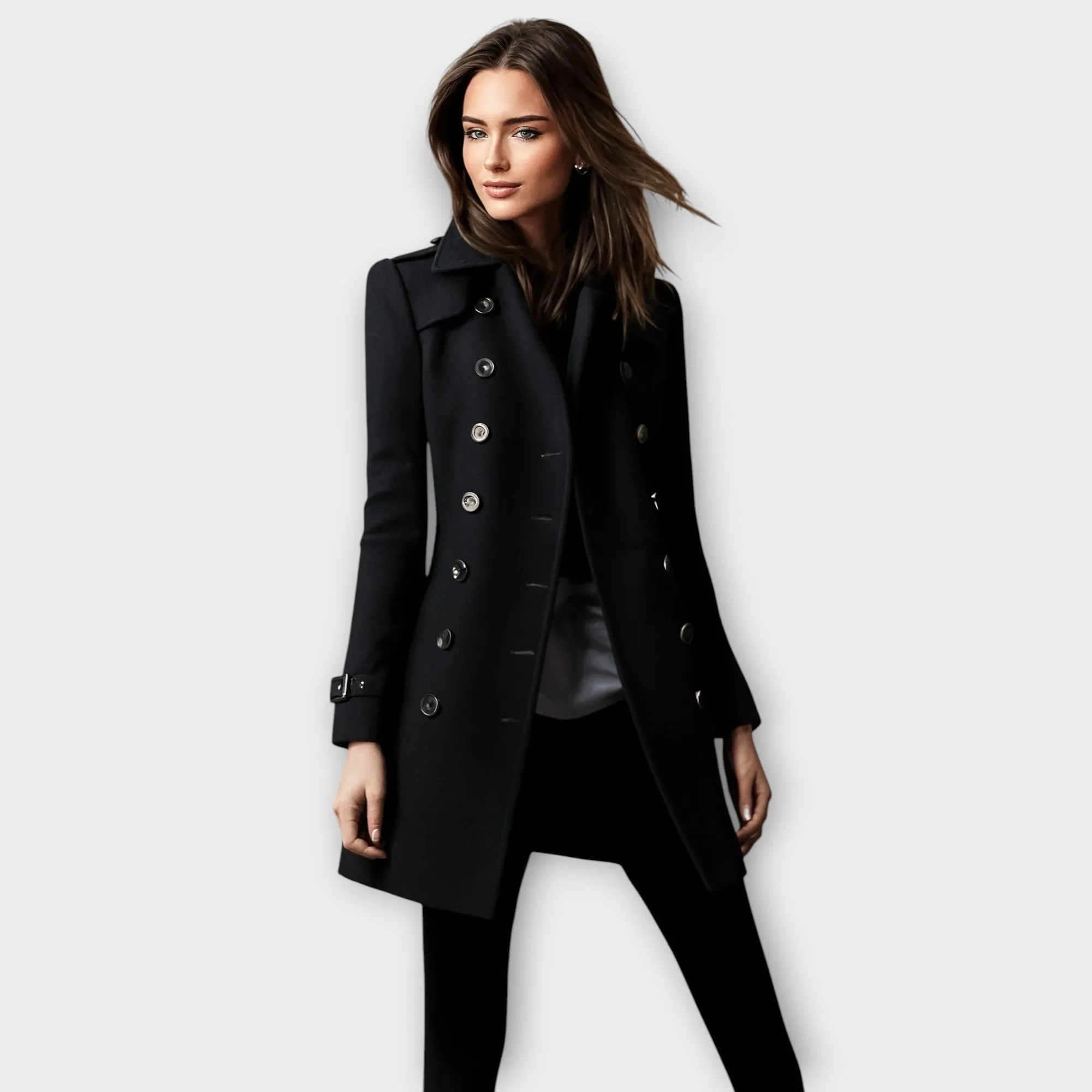 Linda™ | Double Breasted Trench Coat sold by Rowan Toronto product image thumbnail 2