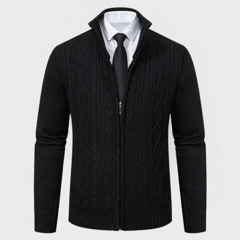 Grant™ | Knit Zip Vest made by Rowan Toronto