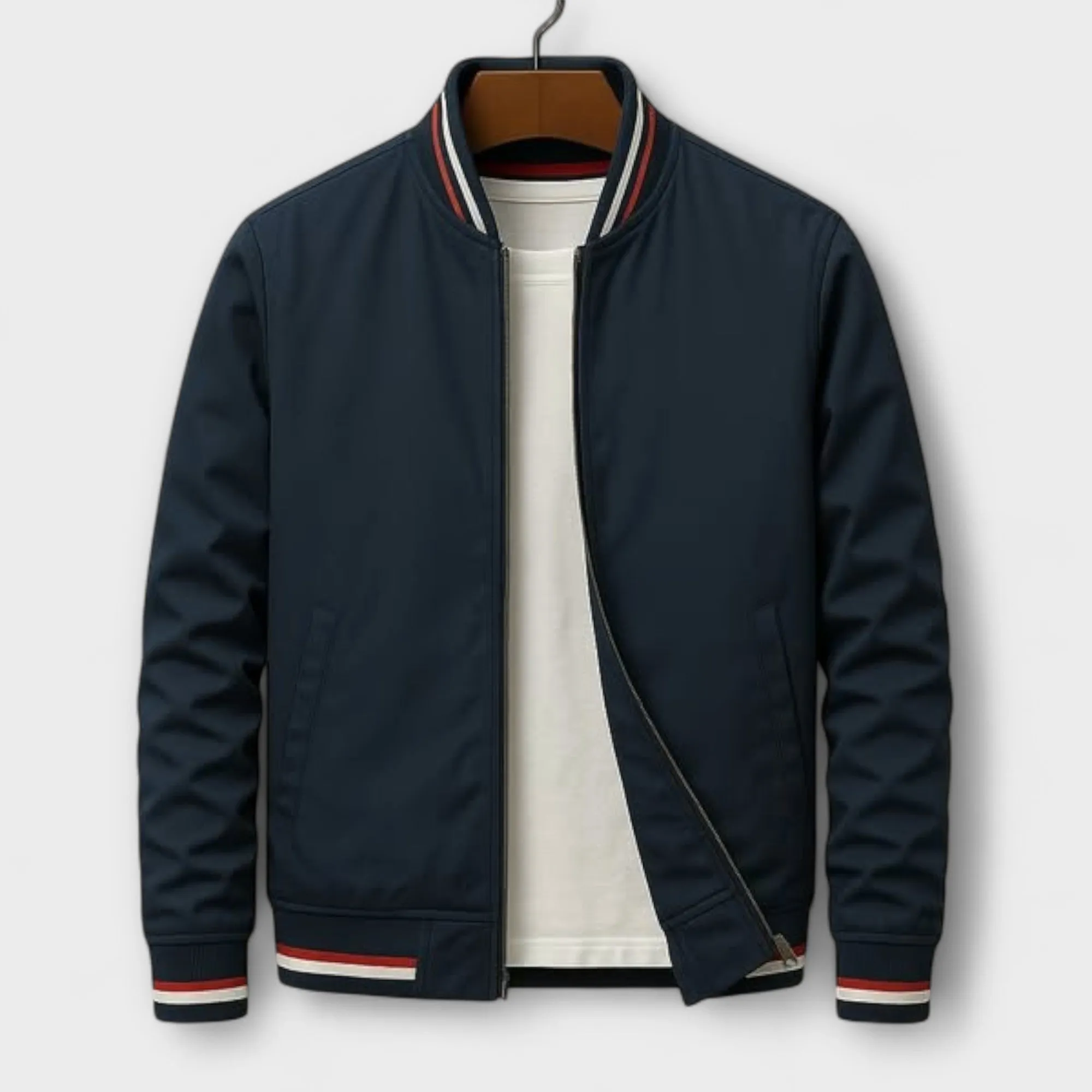 Jasper™ | Striped Bomber Jacket sold by Rowan Toronto product image thumbnail 5