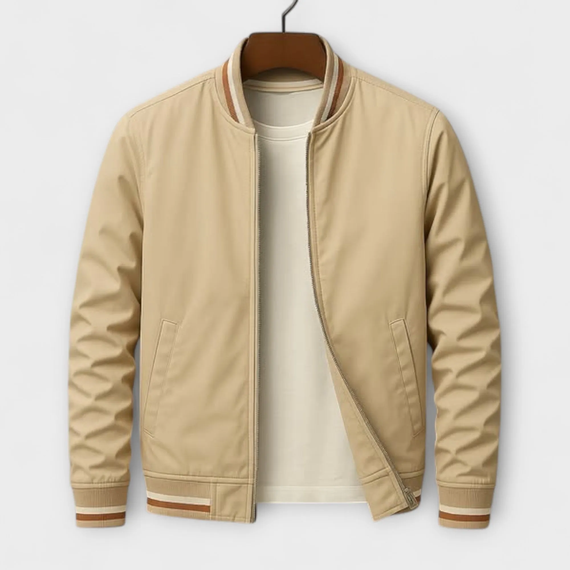 Jasper™ | Striped Bomber Jacket sold by Rowan Toronto product image thumbnail 2