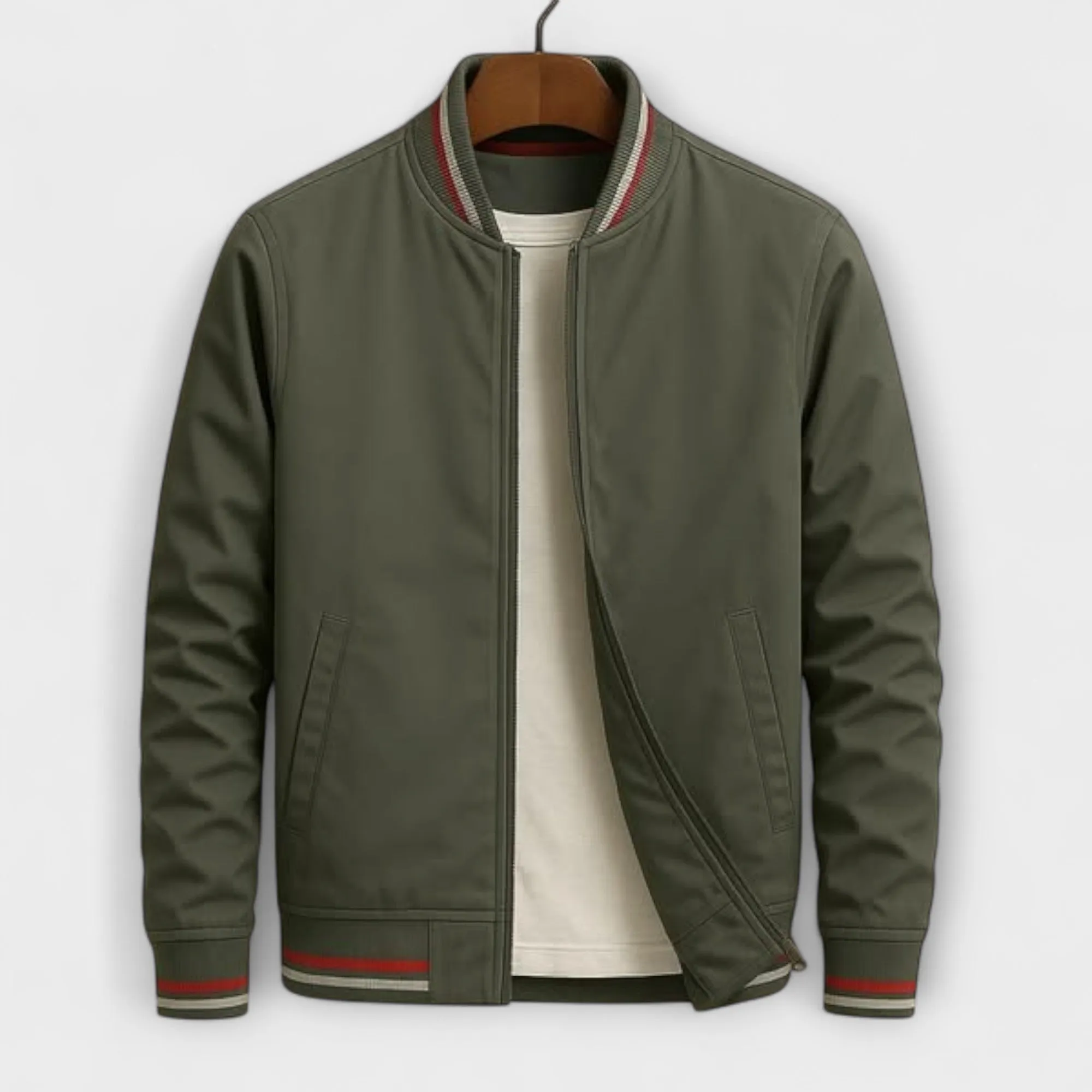Jasper™ | Striped Bomber Jacket sold by Rowan Toronto product image thumbnail 3