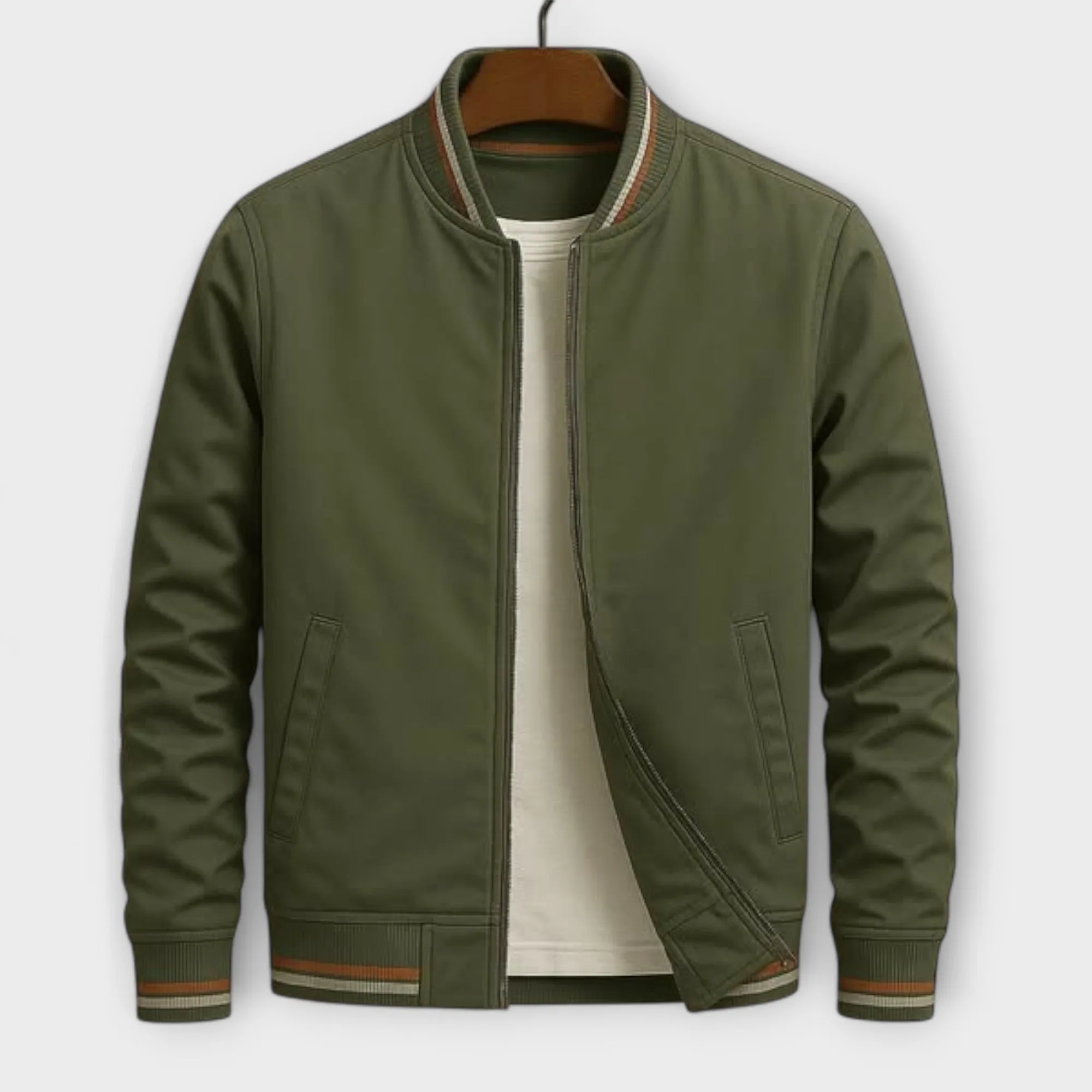 Jasper™ | Striped Bomber Jacket sold by Rowan Toronto product image thumbnail 4