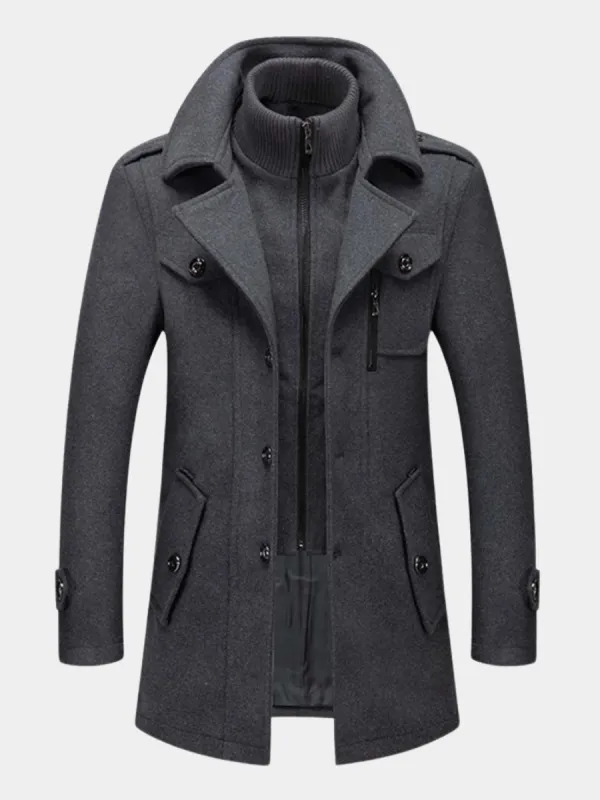 Ewan™ | Classic Overcoat made by Rowan Toronto