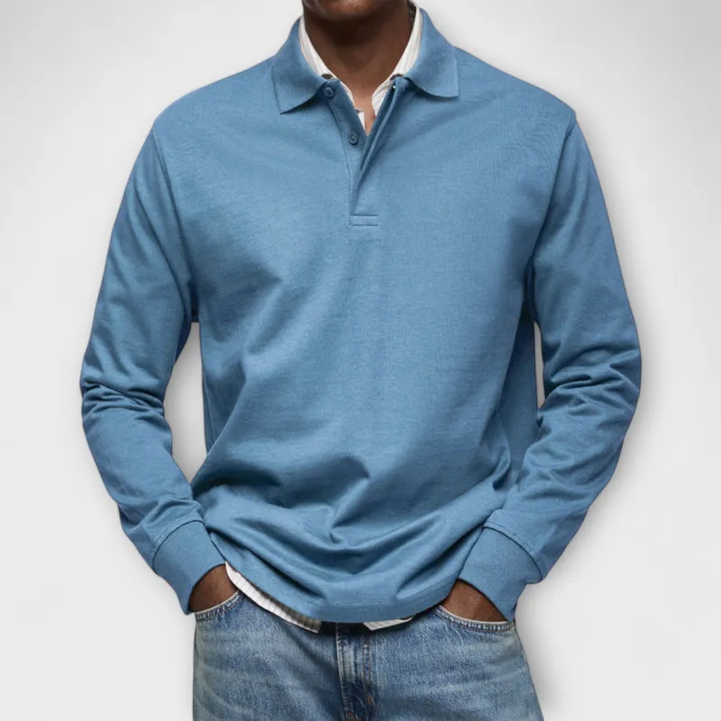 Logan™ | Long Sleeve Polo made by Rowan Toronto
